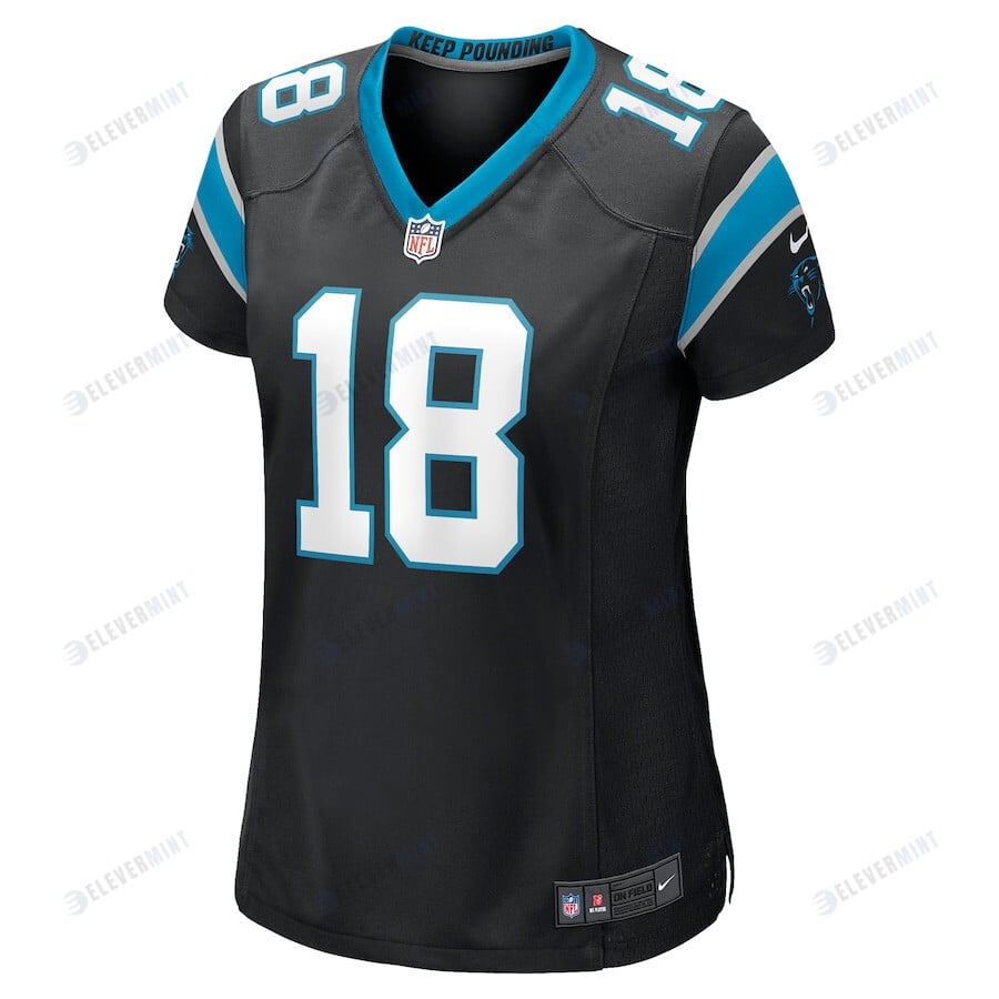 Damiere Byrd 14 Carolina Panthers Women's Game Jersey - Black