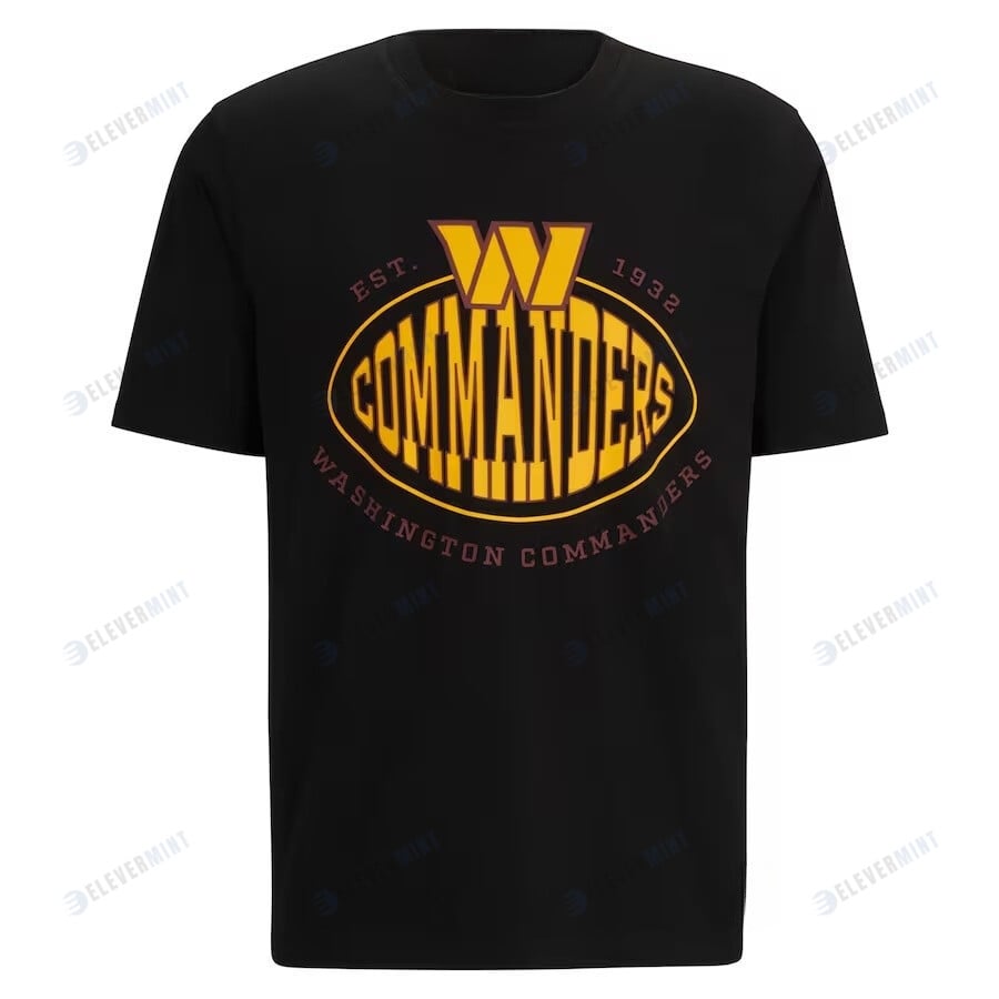 Washington Commanders Est.1932 Trap T-Shirt - Black