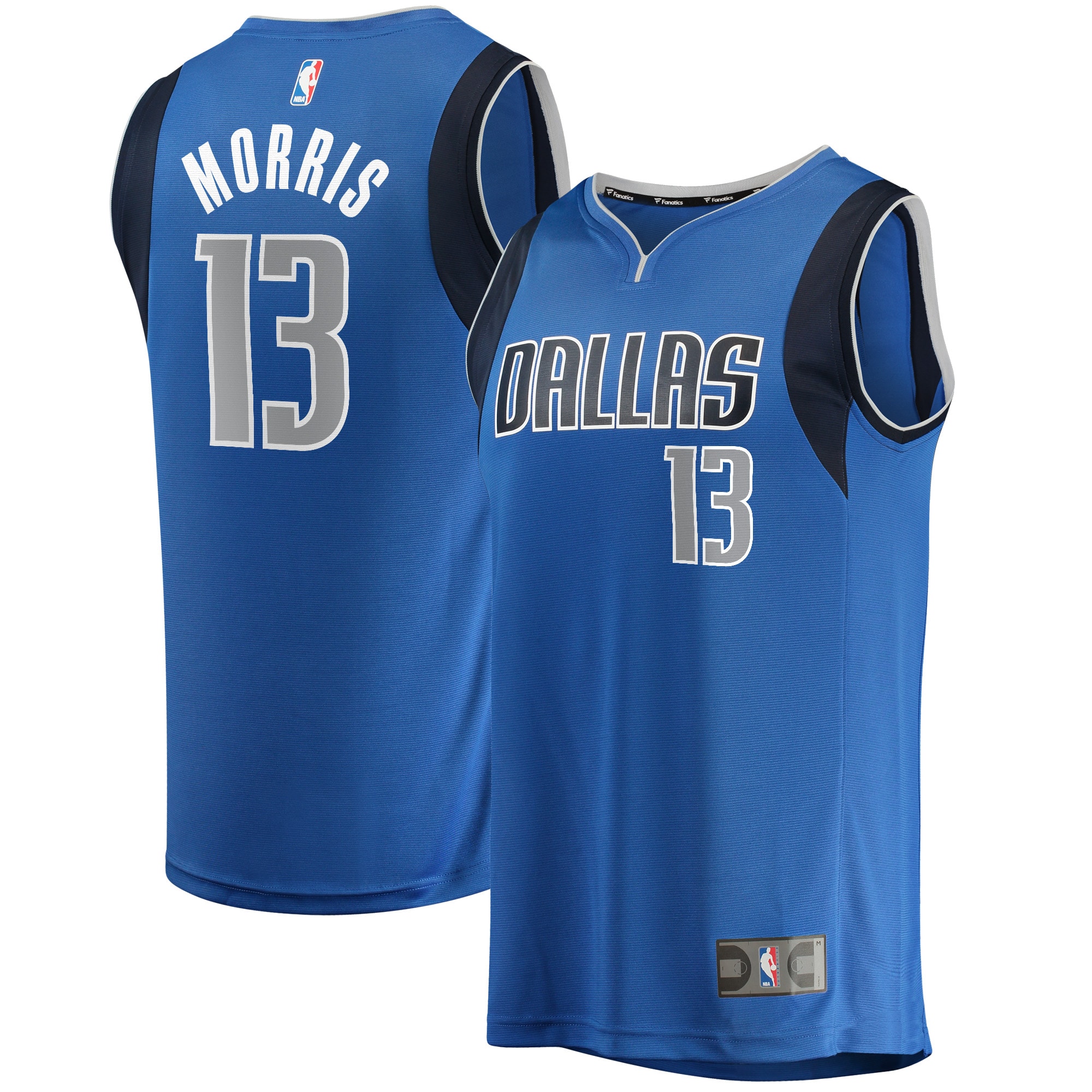 Markieff Morris Dallas Mavericks Fanatics Branded Youth Fast Break Player Jersey - Icon Edition - Blue