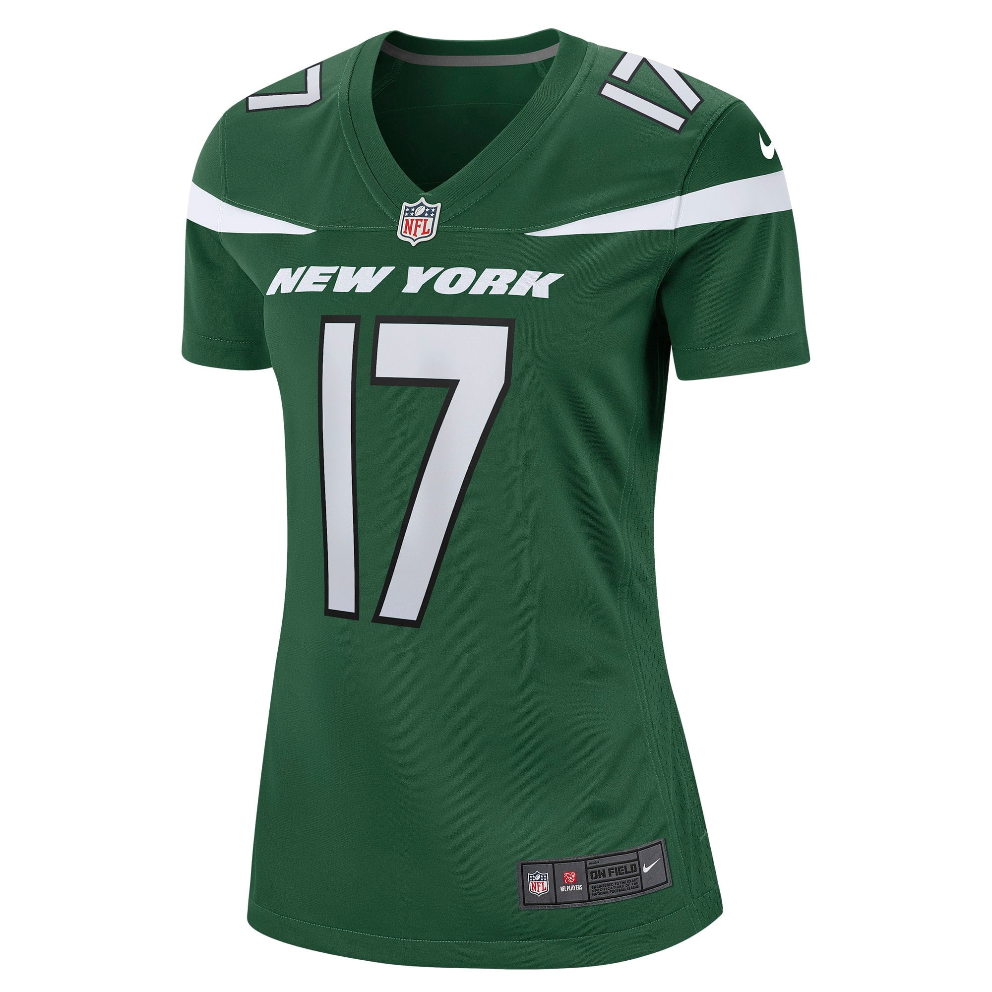 Women's Nike Garrett Wilson Gotham Green New York Jets Player Game Jersey