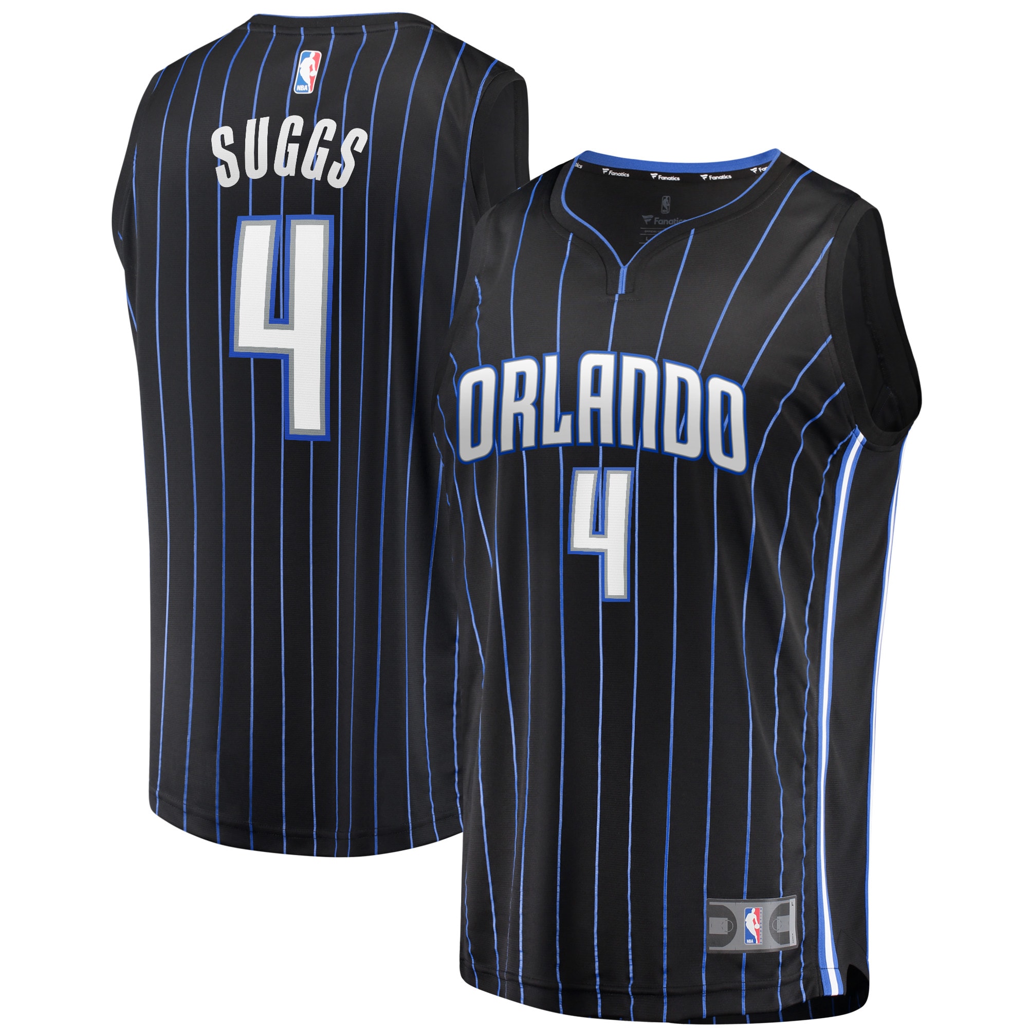 Jalen Suggs Orlando Magic Fanatics Branded Youth 2021 NBA Draft First Round Pick Fast Break Replica Jersey Black - Icon Edition