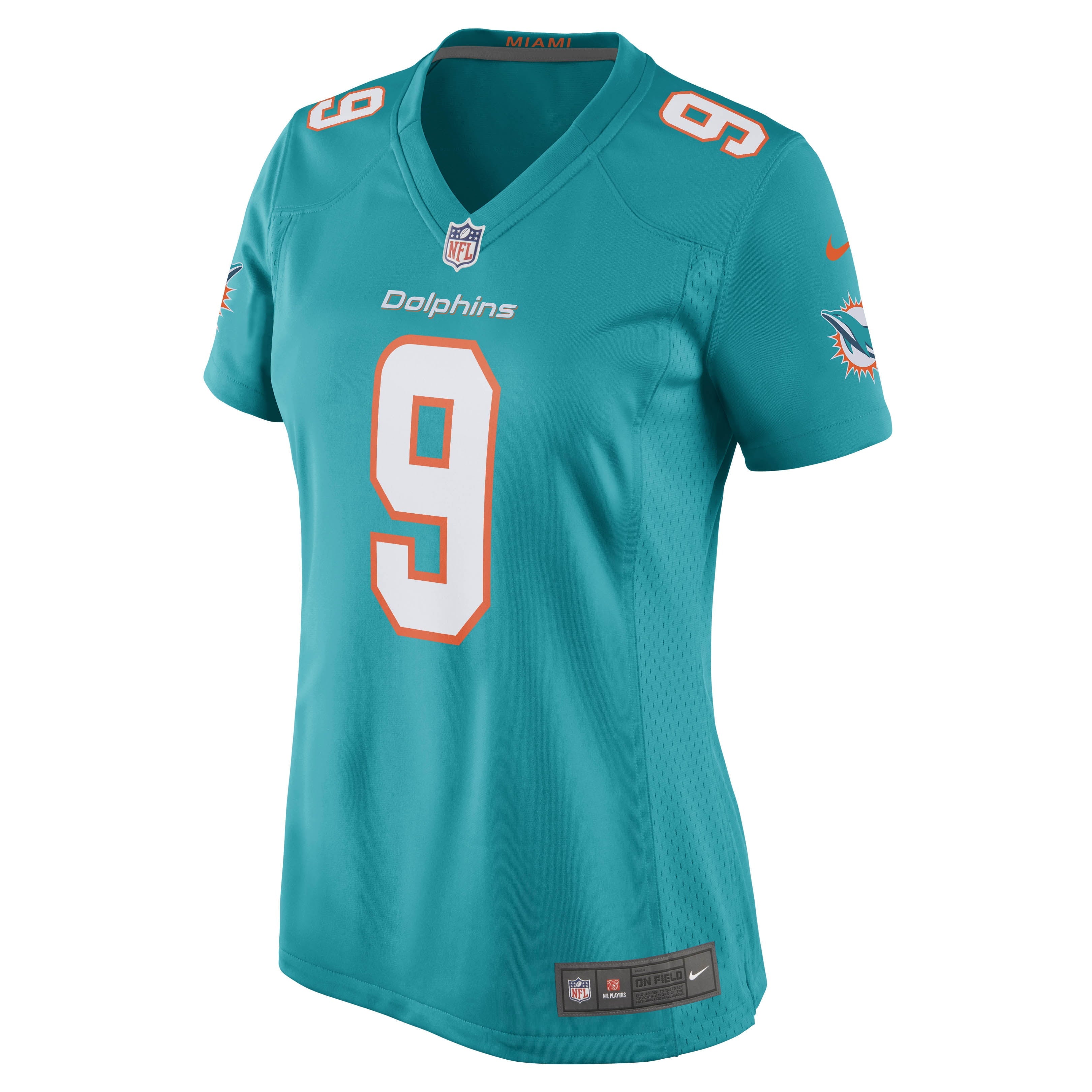 Women's Nike Noah Igbinoghene Aqua Miami Dolphins Game Player Jersey