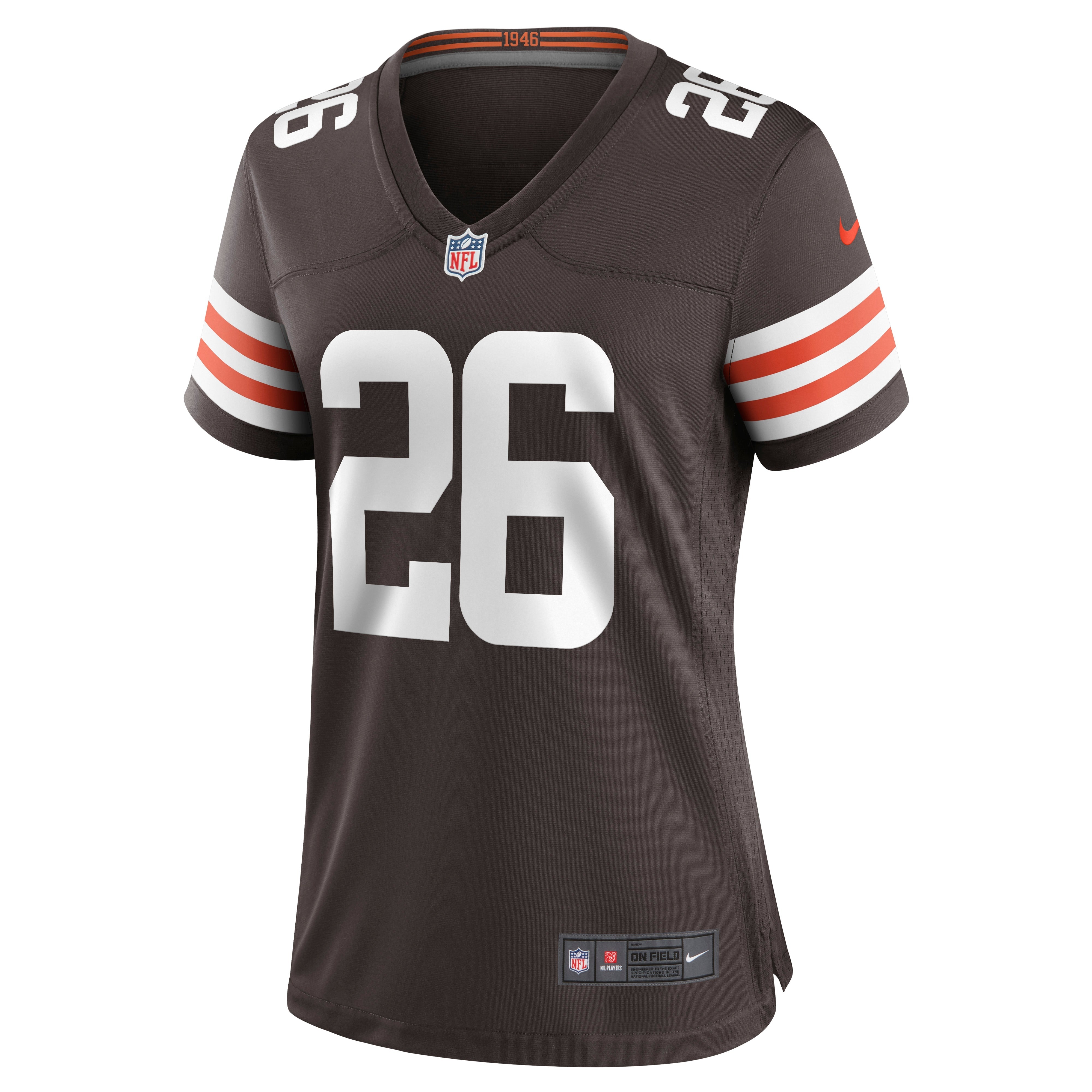 Women's Nike Greedy Williams Brown Cleveland Browns Game Jersey