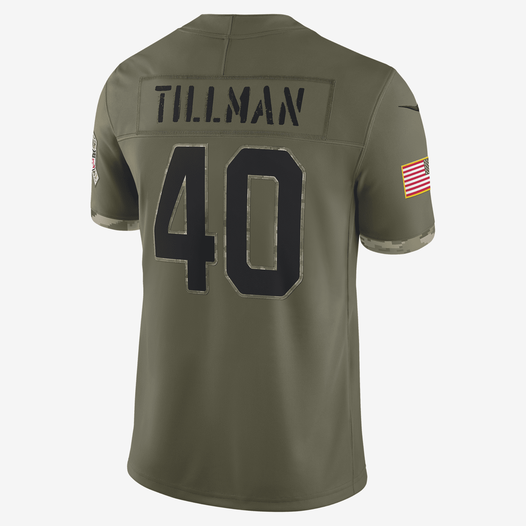 NFL Arizona Cardinals Salute to Service (Pat Tillman) Men's Limited Football Jersey - Olive