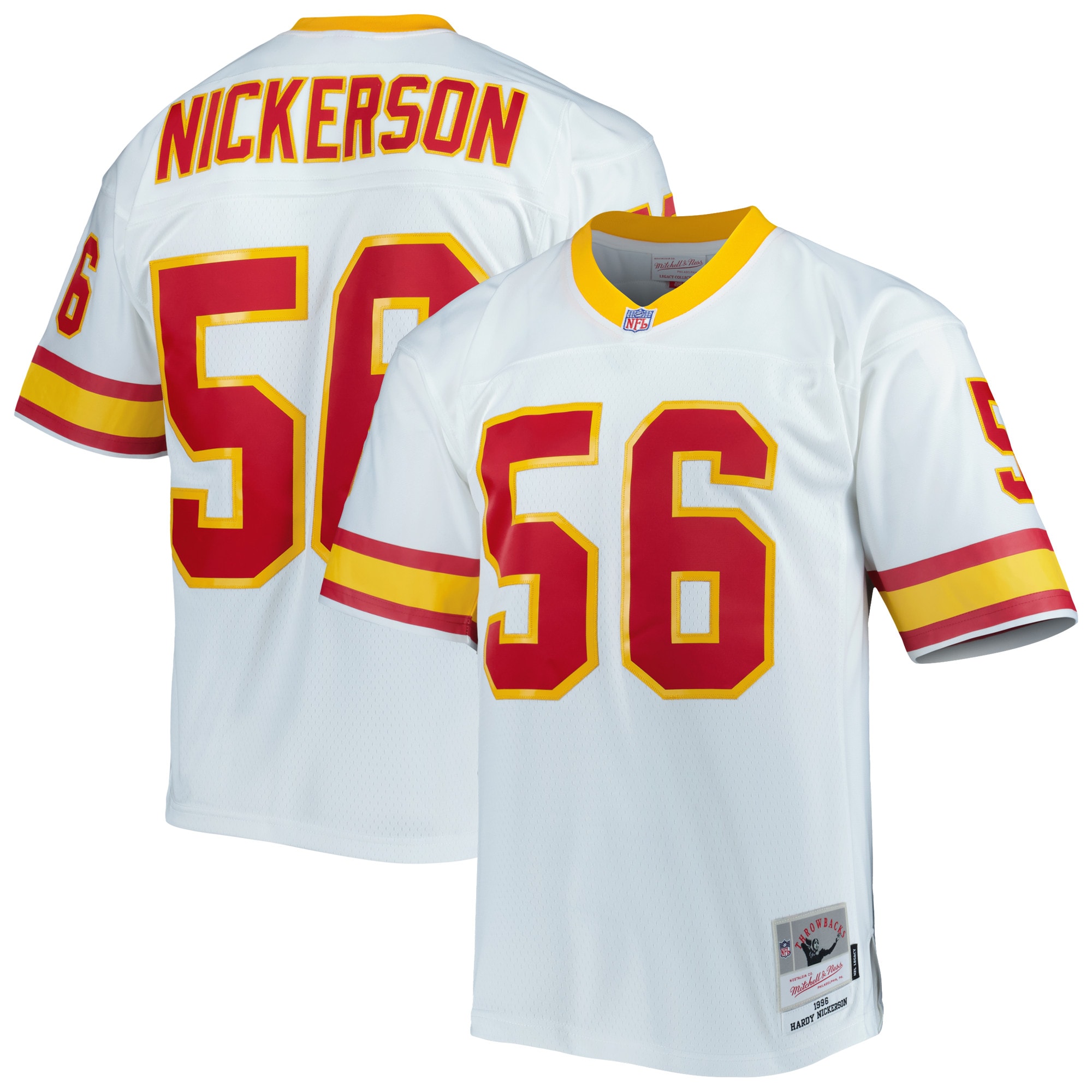 Hardy Nickerson Tampa Bay Buccaneers Mitchell & Ness 1996 Legacy Replica Jersey - White