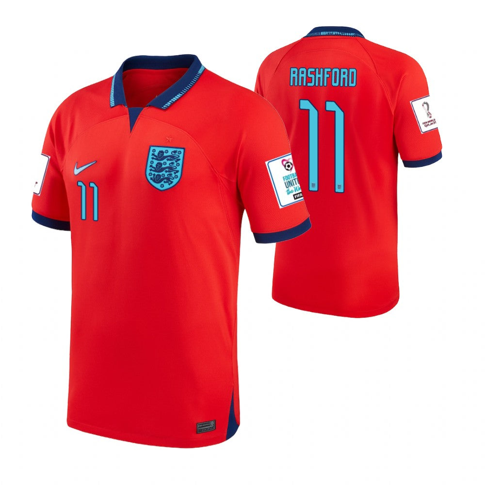 England Marcus Rashford Away Jersey 2022 World Cup Kit