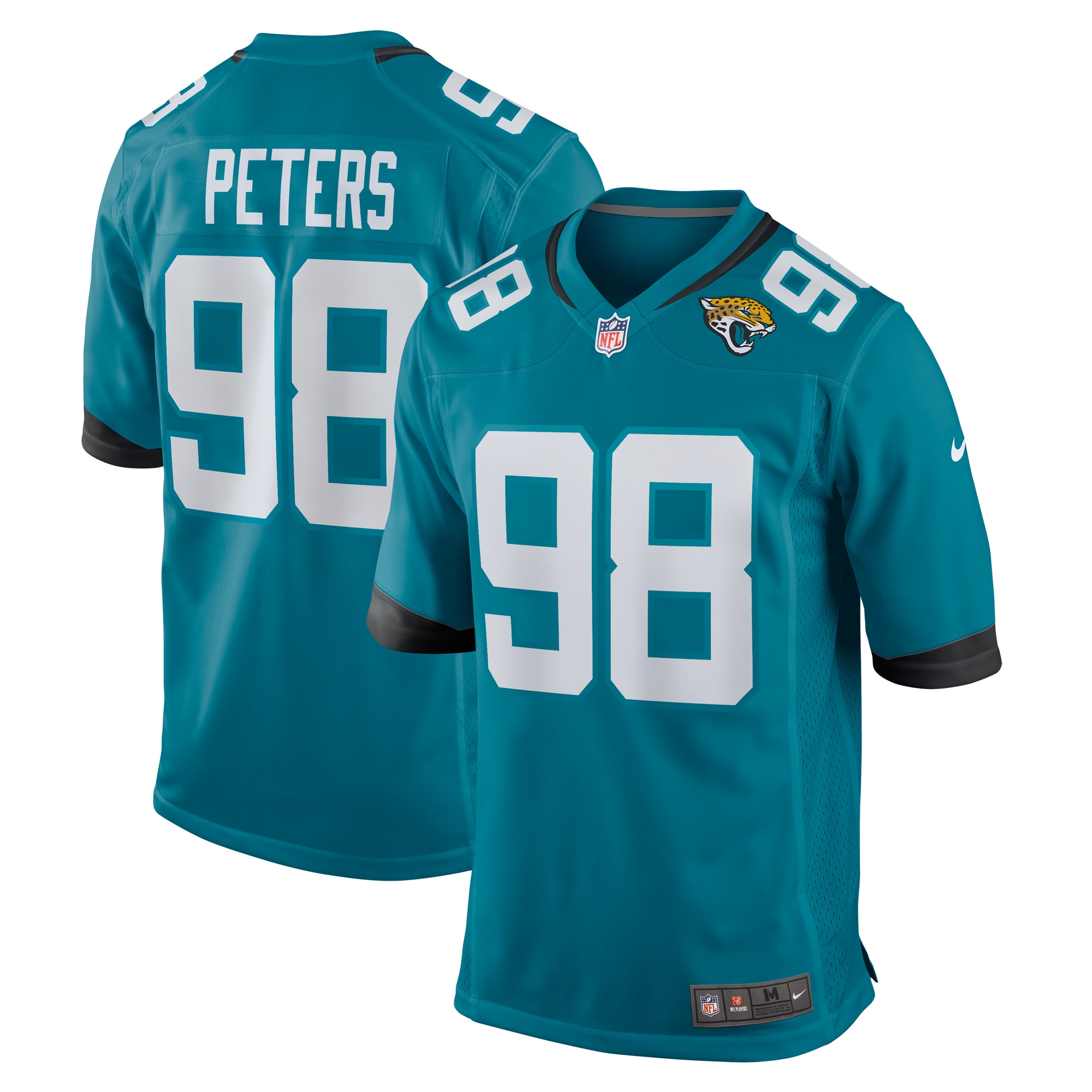 Corey Peters Jacksonville Jaguars Nike Home Game Player Jersey - Teal