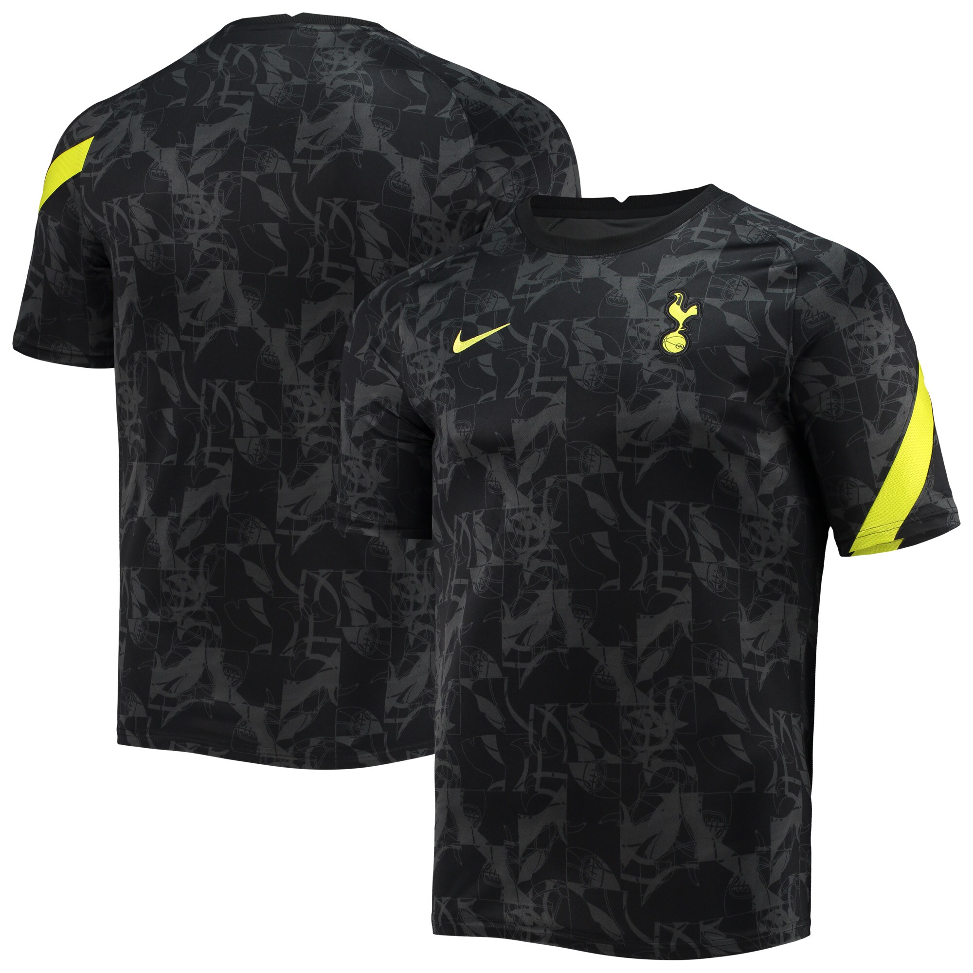 Tottenham Hotspur Nike 2021/22 Pre-Match Performance Raglan Top - Black