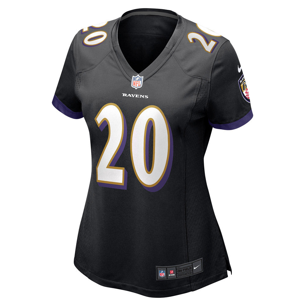 Women's Baltimore Ravens Ed Reed Retired Player Jersey Black