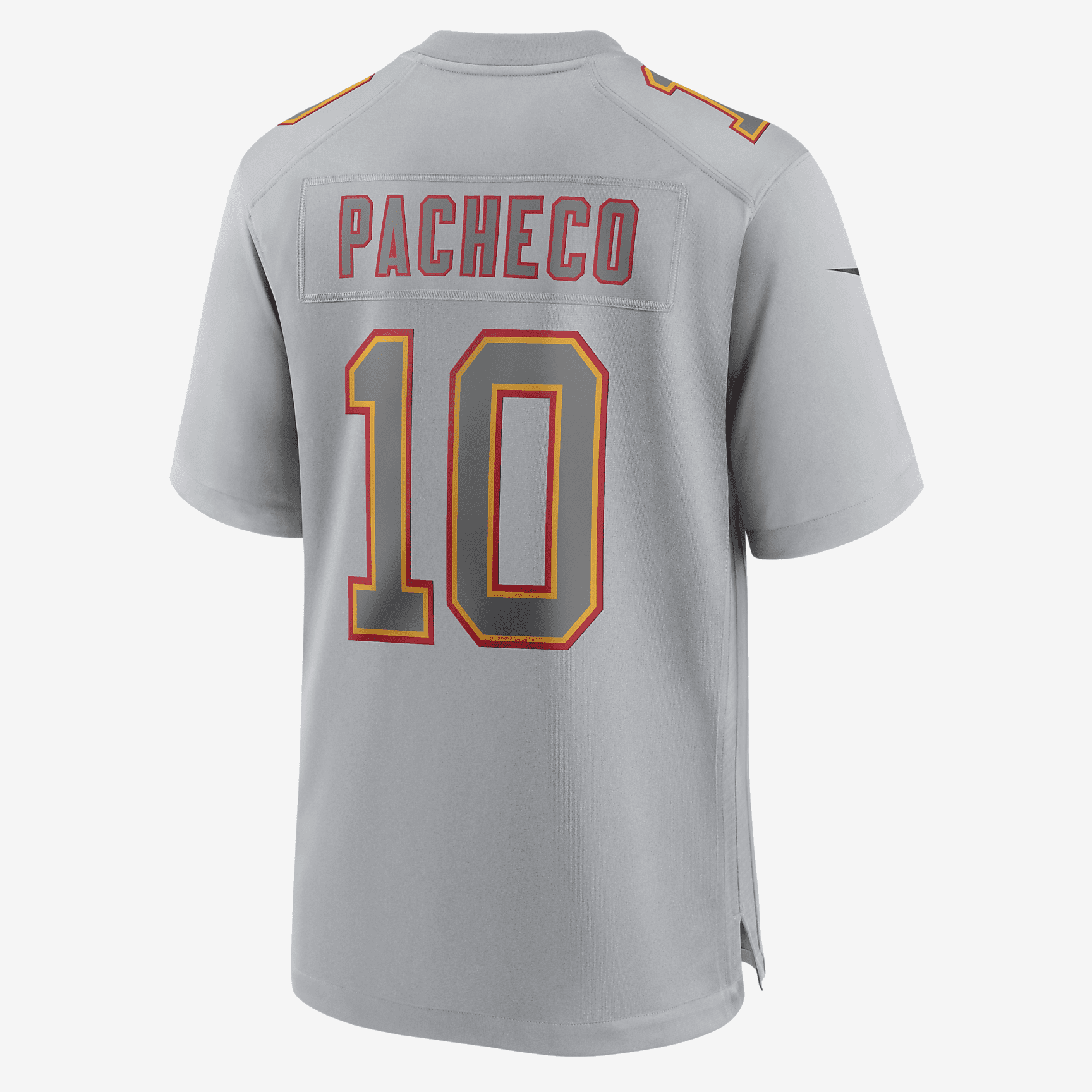 NFL Kansas City Chiefs Super Bowl LVII Atmosphere (Isiah Pacheco) Men's Fashion Football Jersey - Grey
