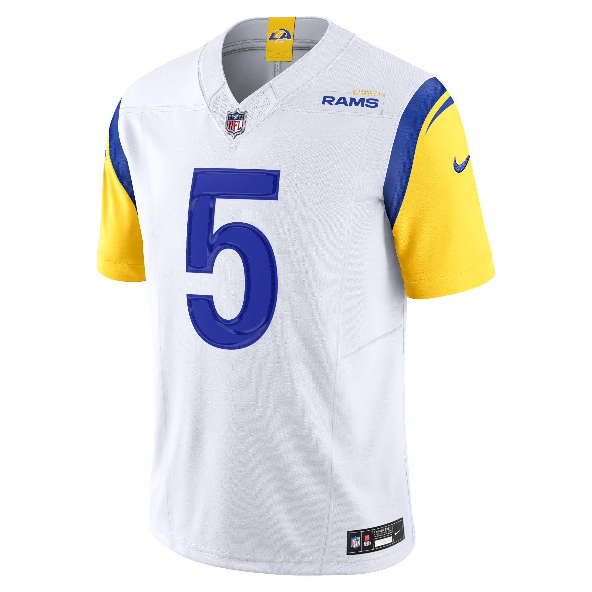 Men's Nike Jalen Ramsey White Los Angeles Rams Vapor F.U.S.E. Limited Jersey