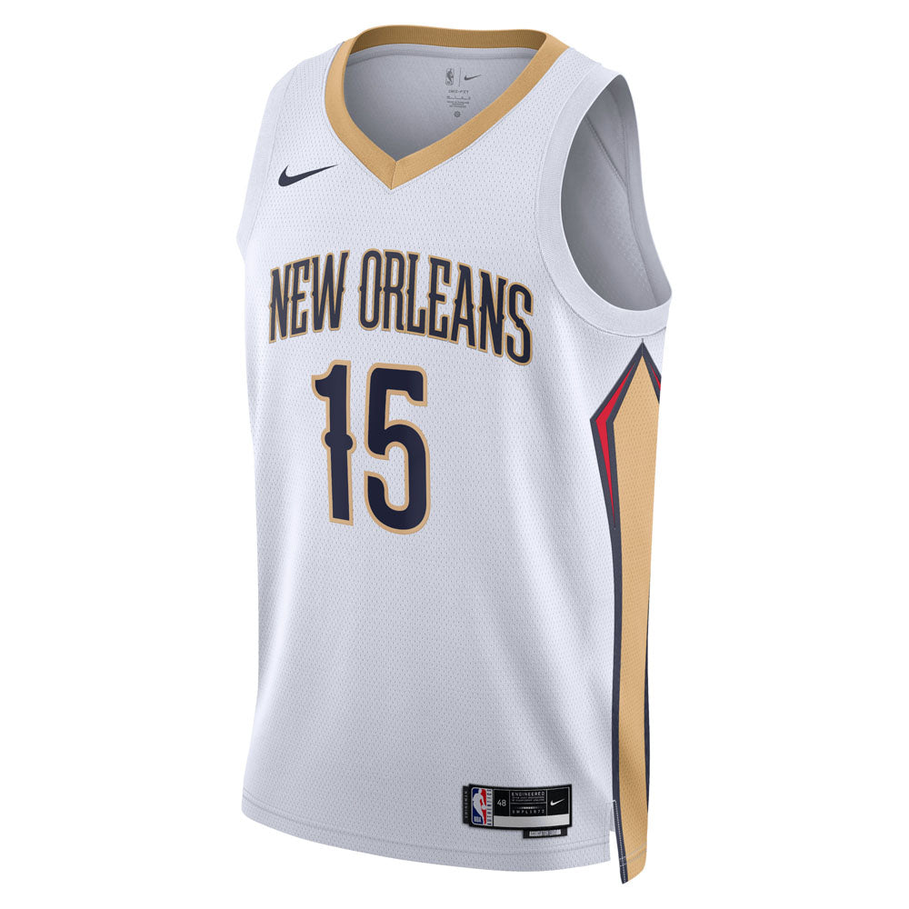 Men's New Orleans Pelicans Jose Alvarado Association Jersey - White