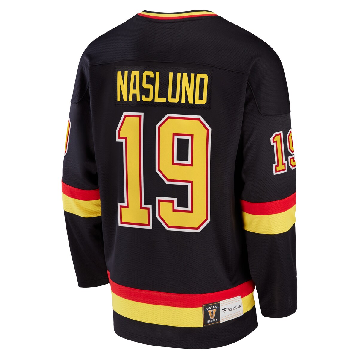 Men's Markus Naslund Fanatics Canucks Breakaway Retired Jersey - Black