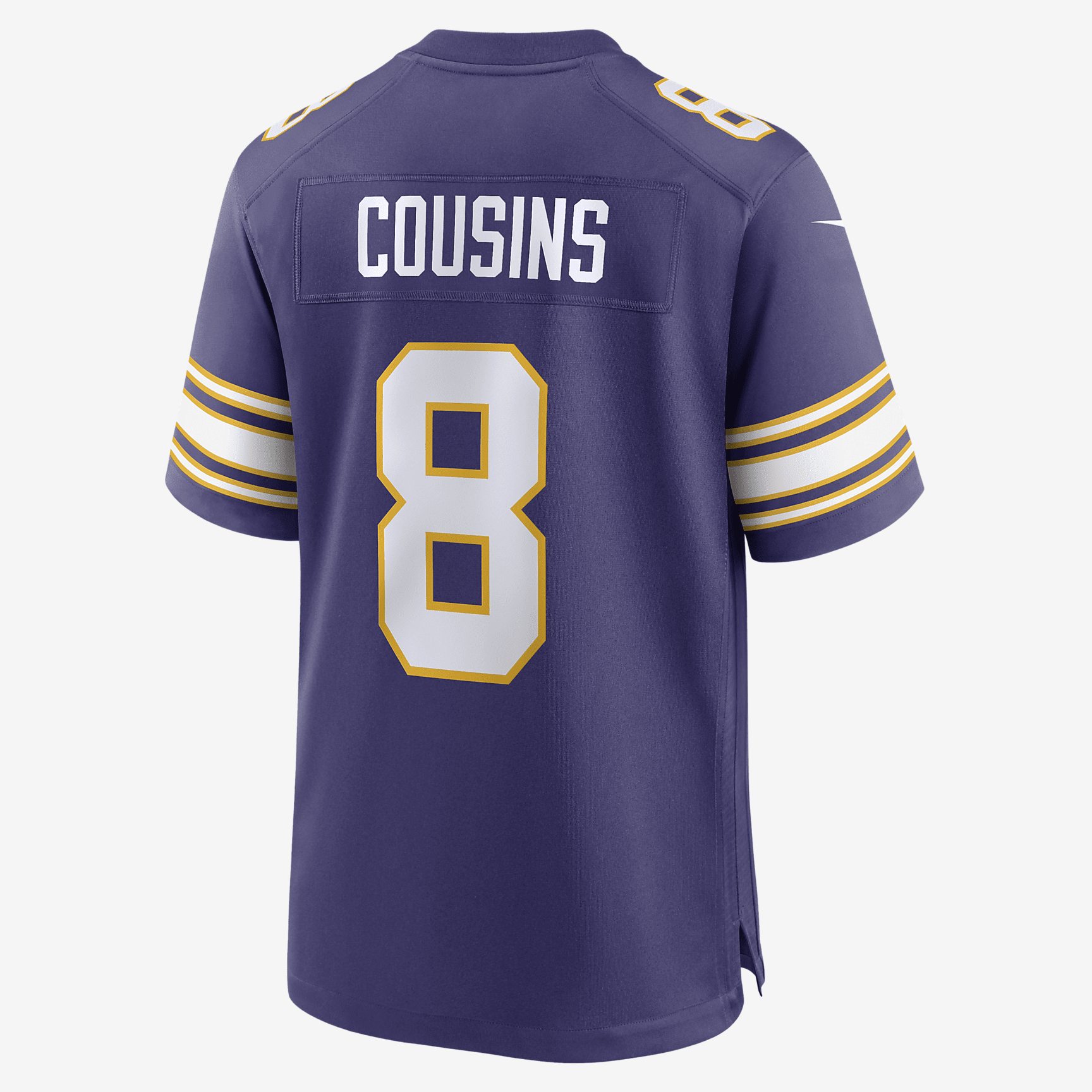 Kirk Cousins Minnesota Vikings Men's Nike NFL Game Football Jersey - Purple