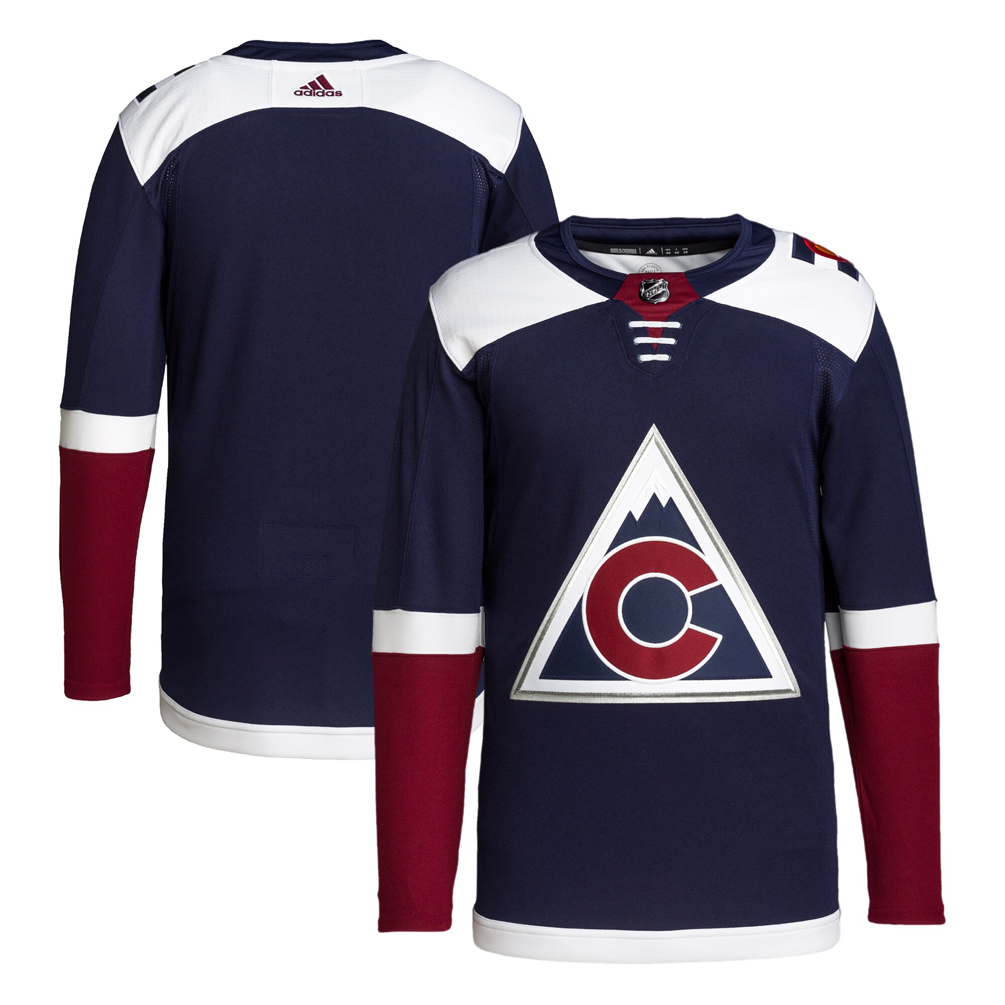 Colorado Avalanche adidas 2018/19 Alternate Primegreen Authentic Pro Jersey - Navy
