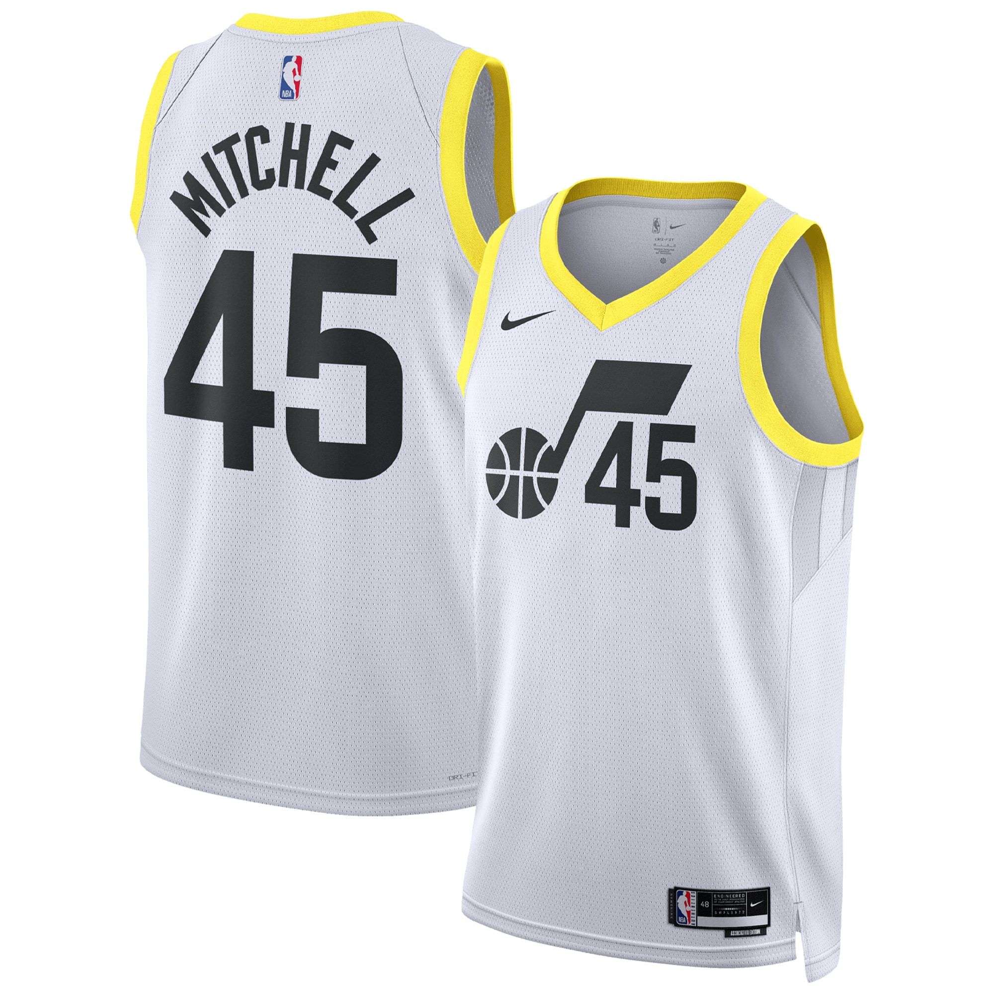 Donovan Mitchell Utah Jazz Nike Unisex Swingman Jersey - Association Edition - White