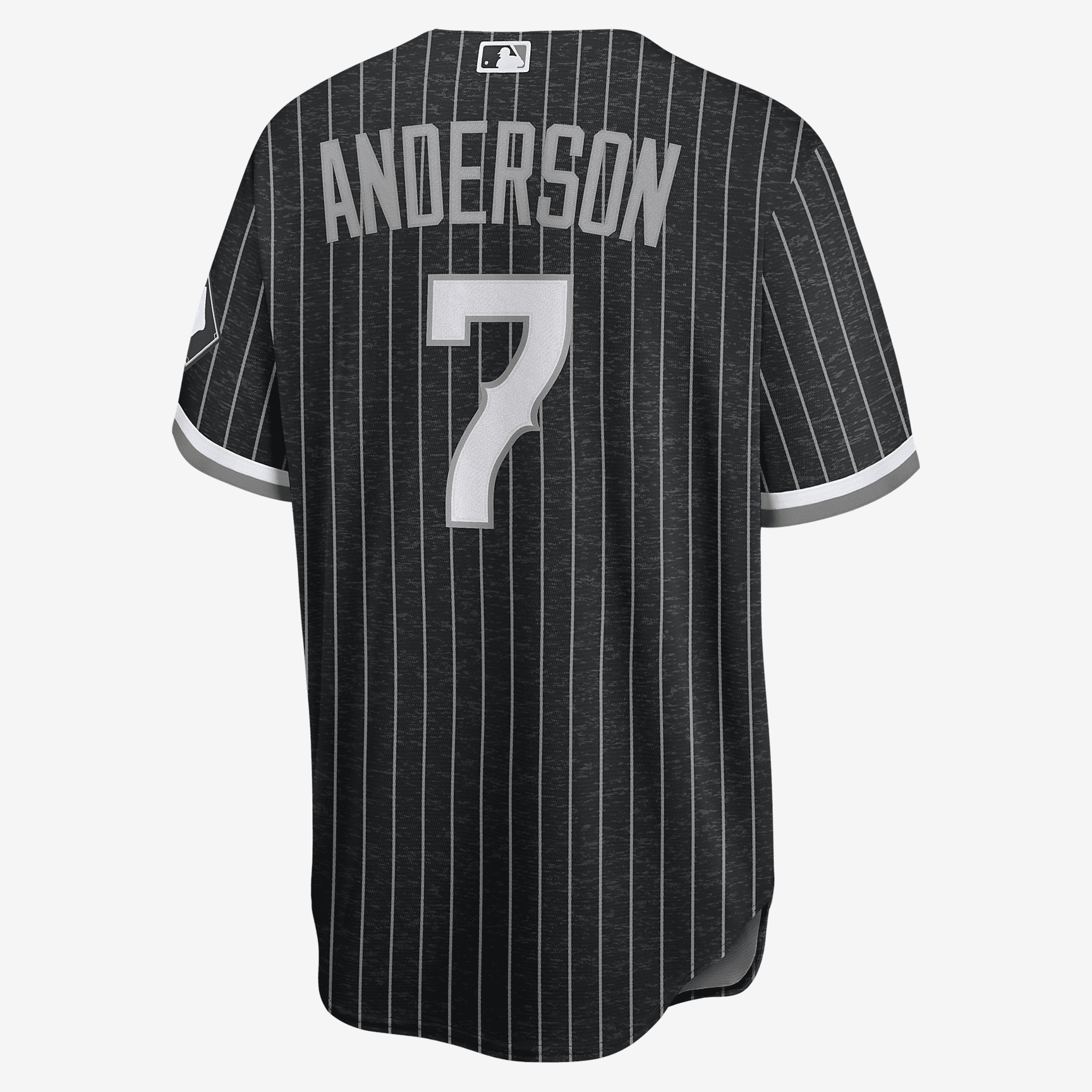 MLB Chicago White Sox City Connect (Tim Anderson) Men's Replica Baseball Jersey - Black/Anthracite