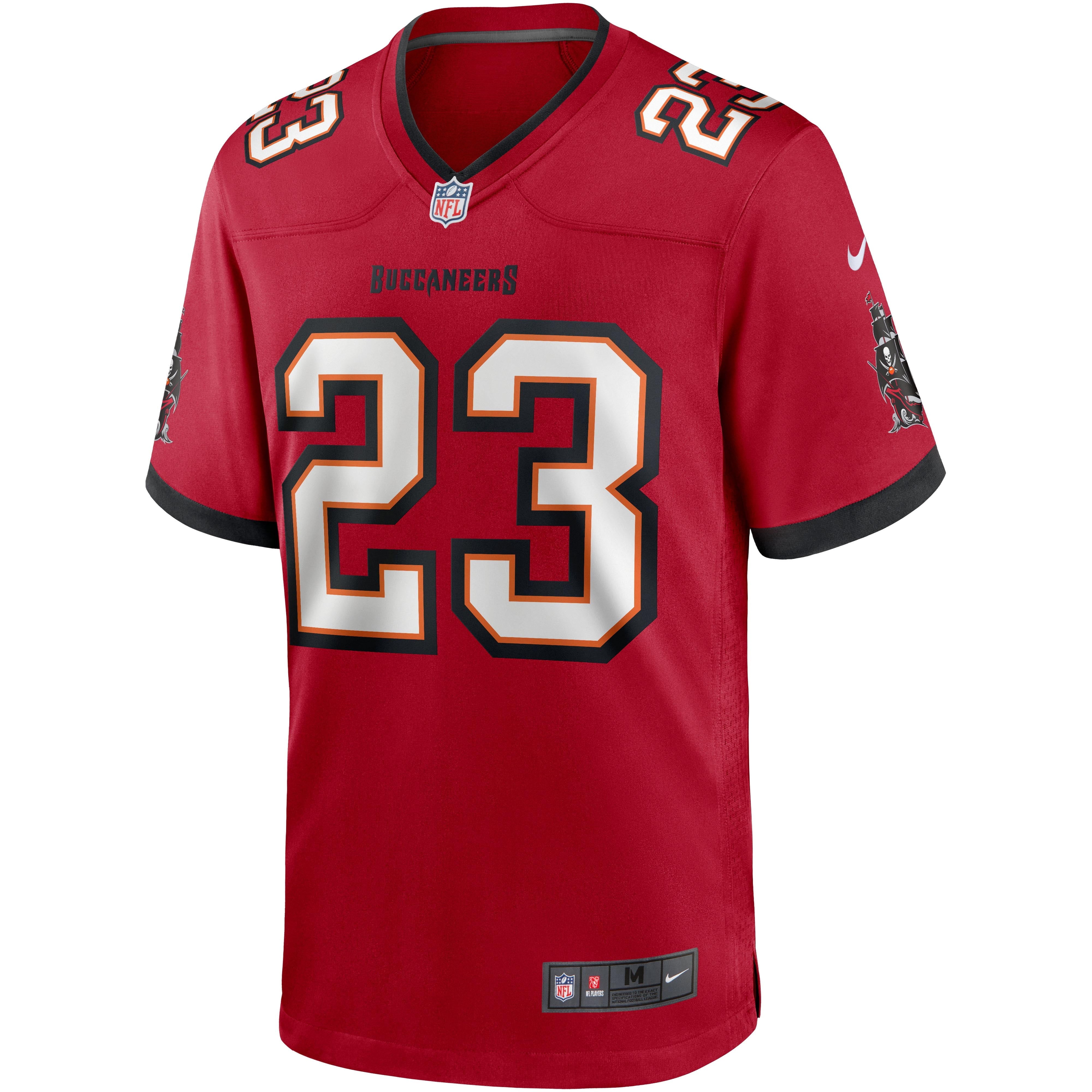 Men's Nike Sean Murphy-Bunting Red Tampa Bay Buccaneers Team Game Jersey