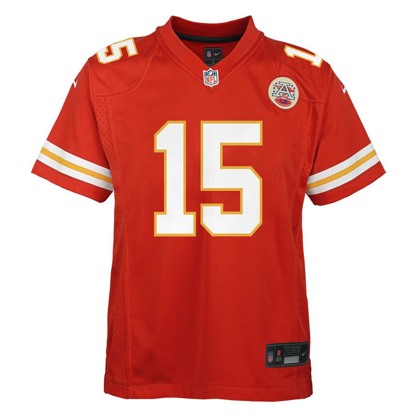 Youth Kansas City Chiefs Patrick Mahomes Red Game Jersey