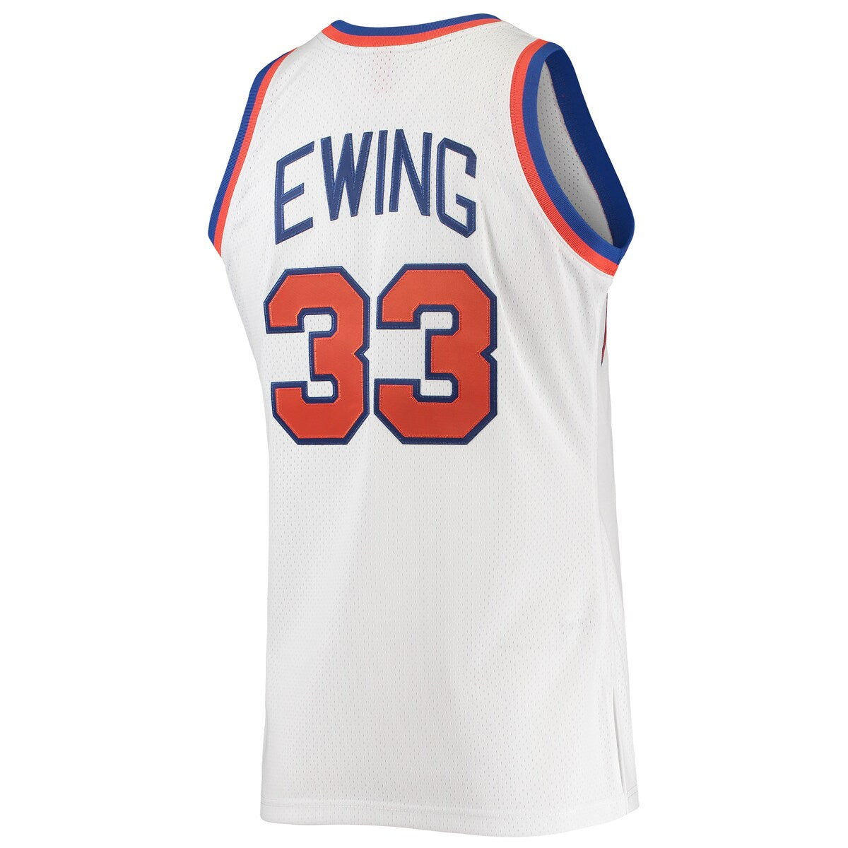 Men's Patrick Ewing Mitchell & Ness Knicks Hardwood Classics Authentic 1985 Jersey - White