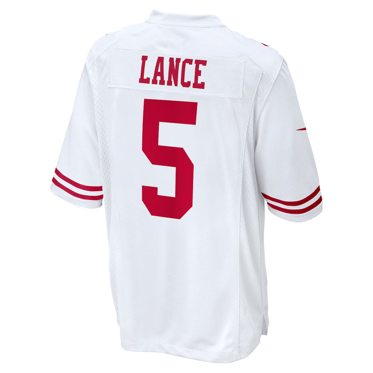 Men's Trey Lance Nike 49ers Game Jersey - White