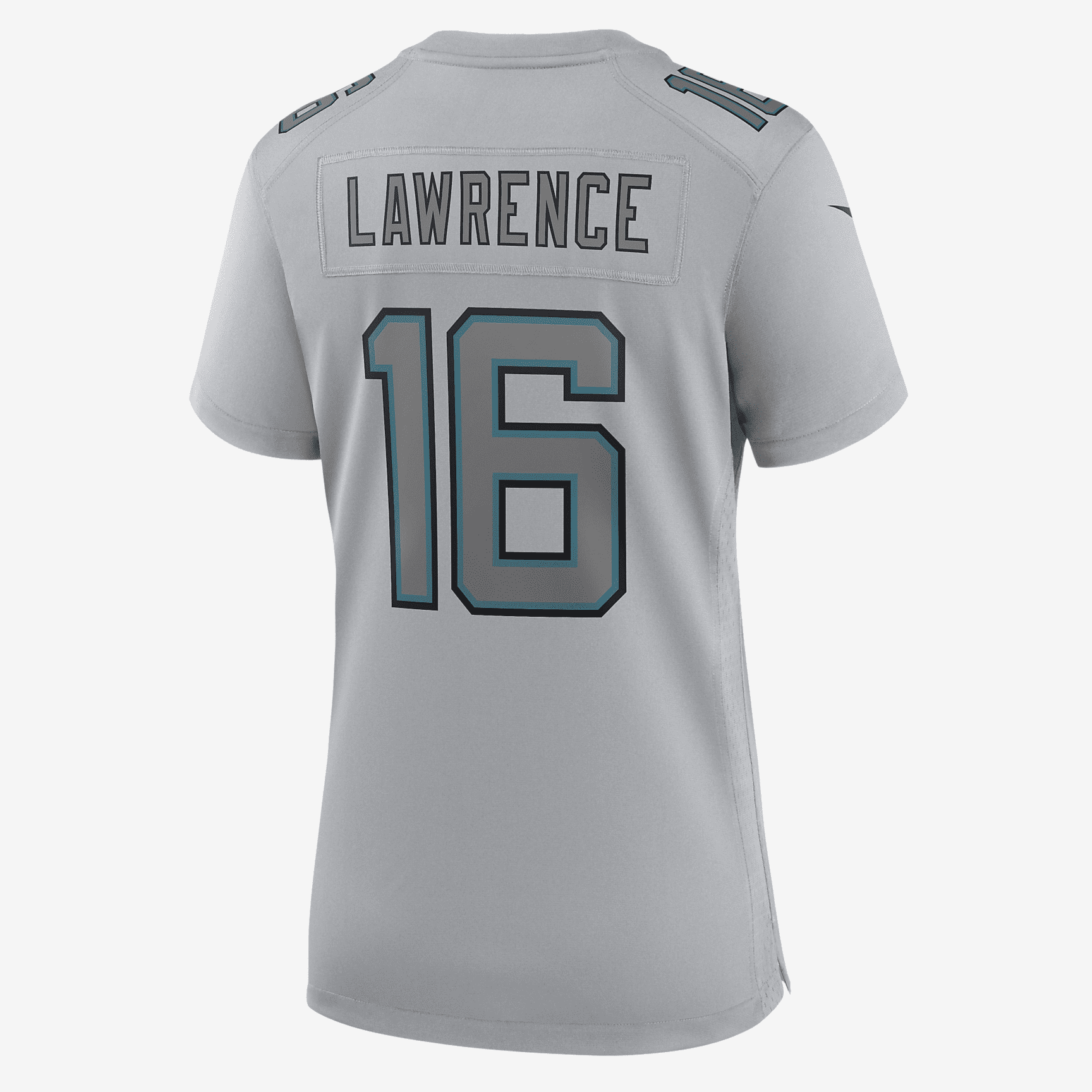 NFL Jacksonville Jaguars Atmosphere (Trevor Lawrence) Women's Fashion Football Jersey - Grey