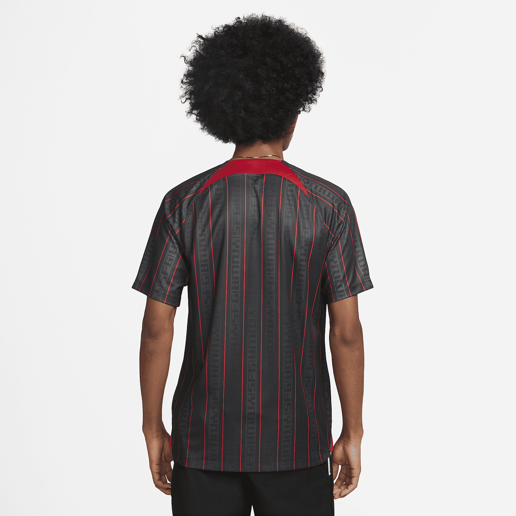 LeBron x Liverpool FC Men's Nike Dri-FIT Stadium Soccer Jersey - Anthracite/Gym Red