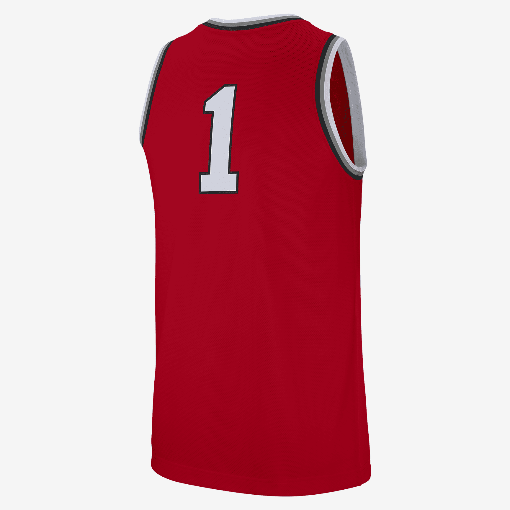 Nike College Dri-FIT (Ohio State) Men's Replica Basketball Jersey - University Red/White