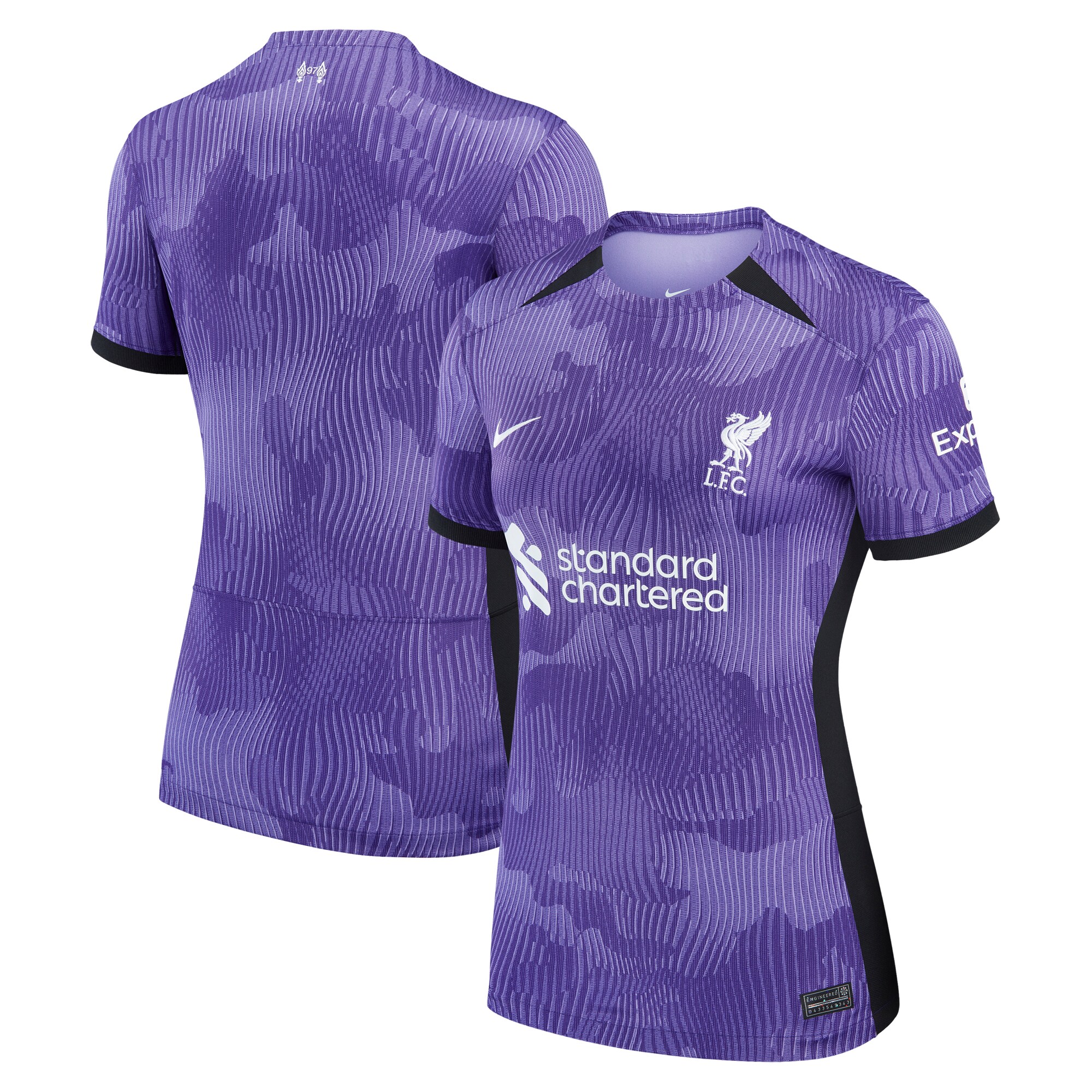 Liverpool Nike Women's 2023/24 Third Stadium Replica Jersey - Purple