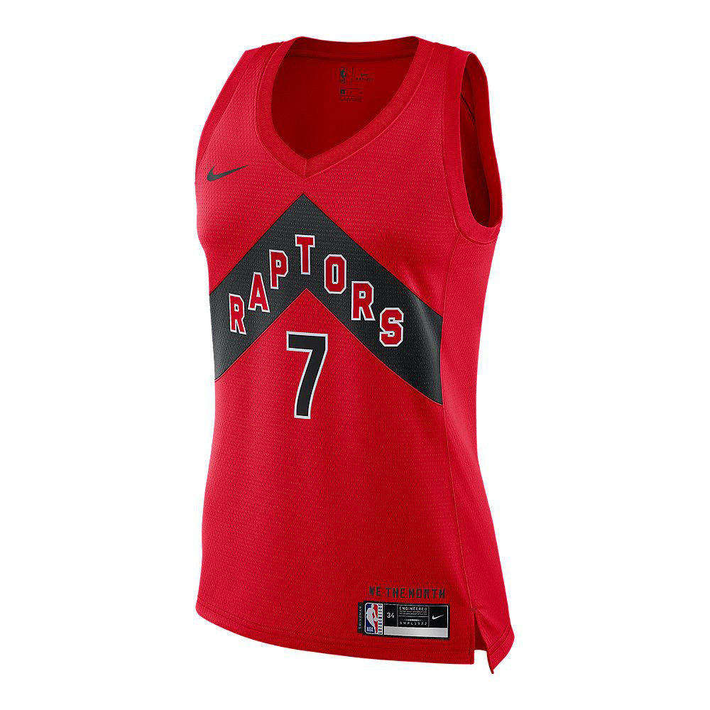 Women's Toronto Raptors Kyle Lowry Icon Edition Jersey - Red