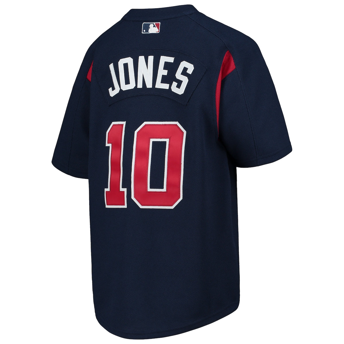 Boys' Grade School Chipper Jones Mitchell & Ness Braves Cooperstown Mesh Batting Practice Jersey - Navy