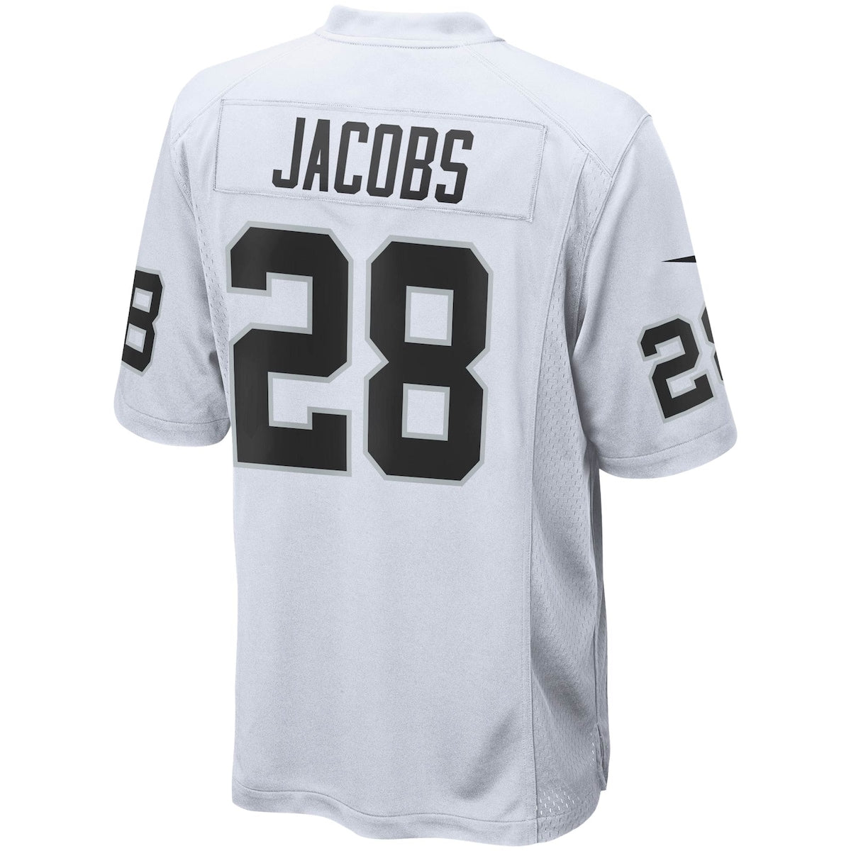 Men's Josh Jacobs Nike Raiders Game Day Jersey - White