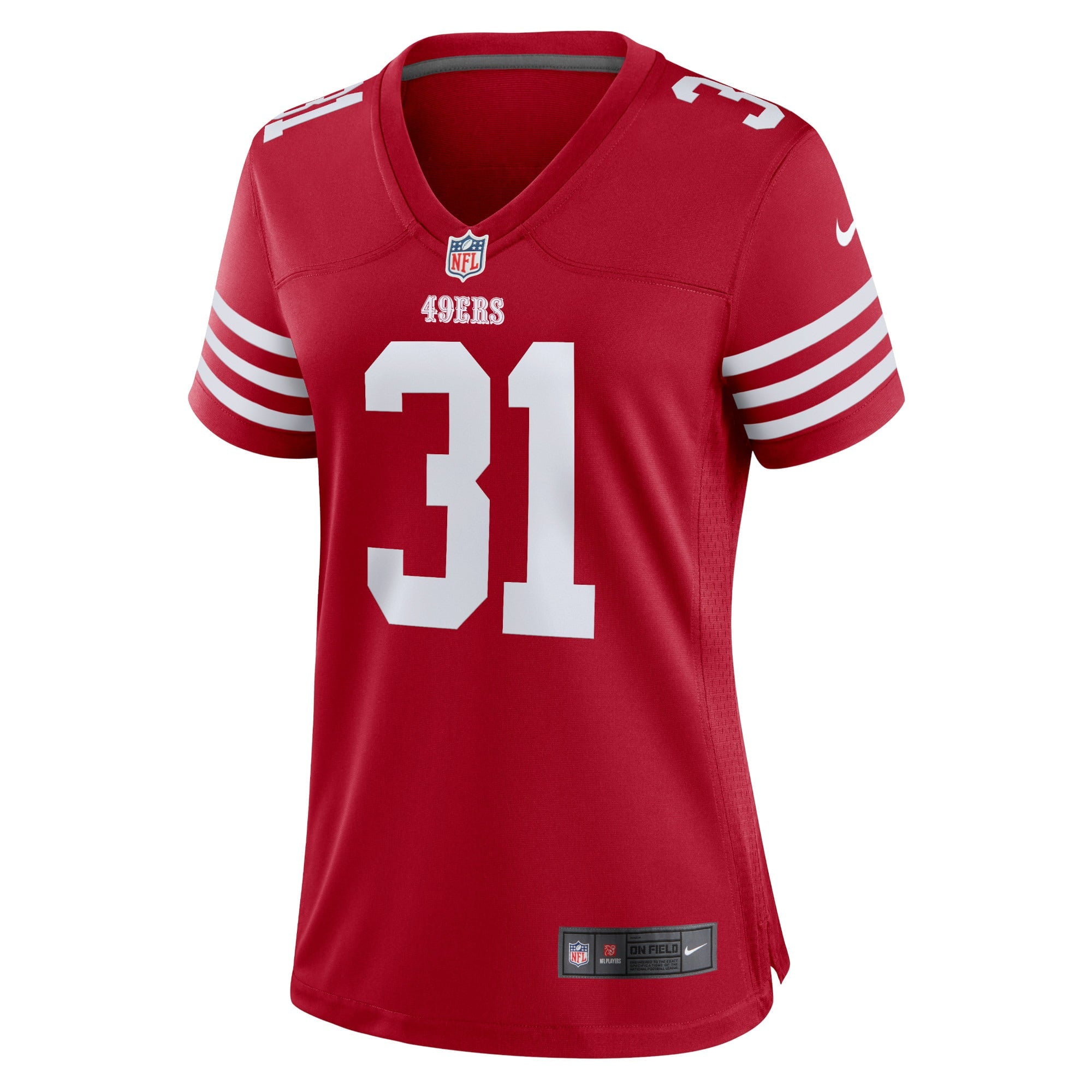 Women's Nike Tashaun Gipson Sr. Scarlet San Francisco 49ers Home Game Player Jersey