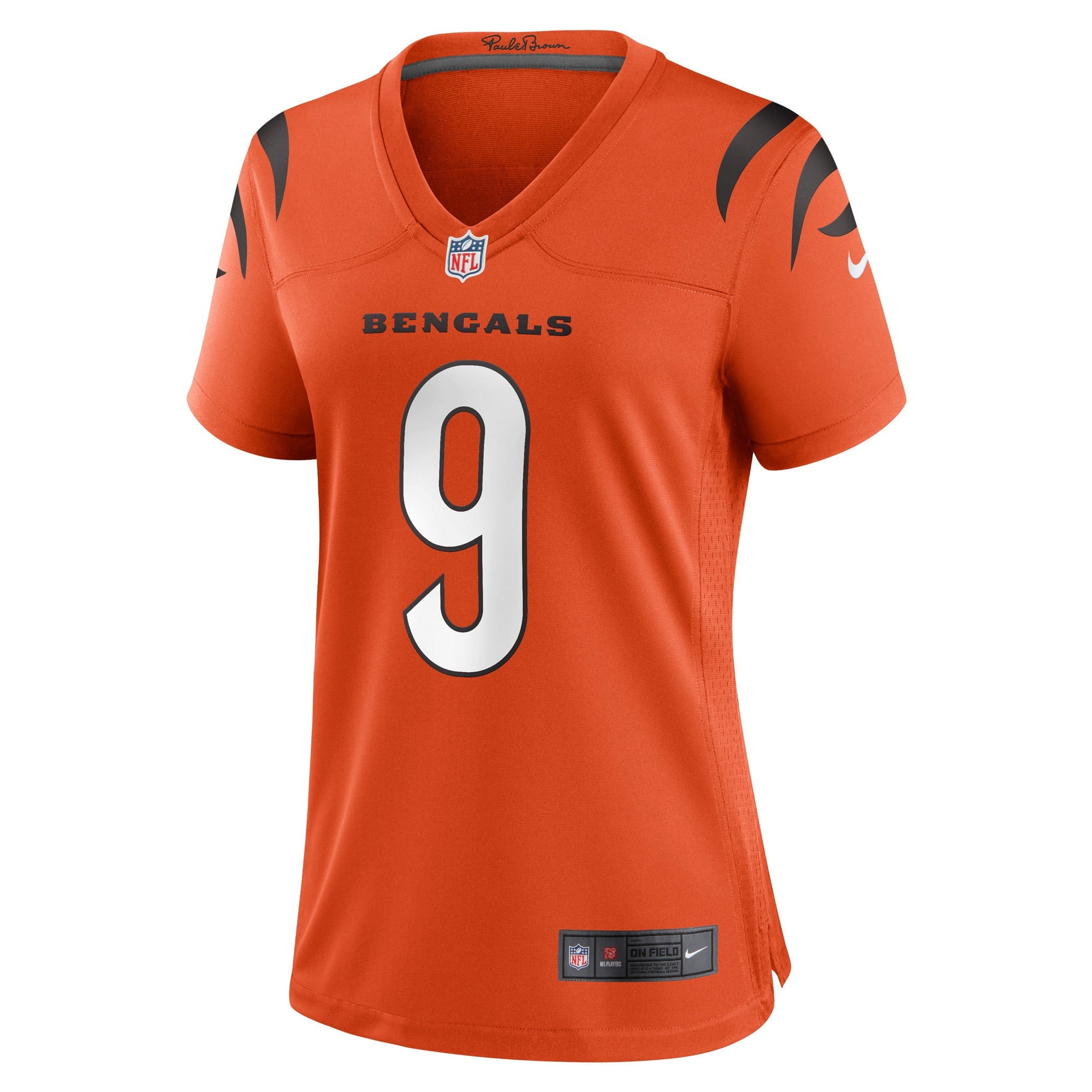 Women's Nike Joe Burrow Orange Cincinnati Bengals Game Jersey
