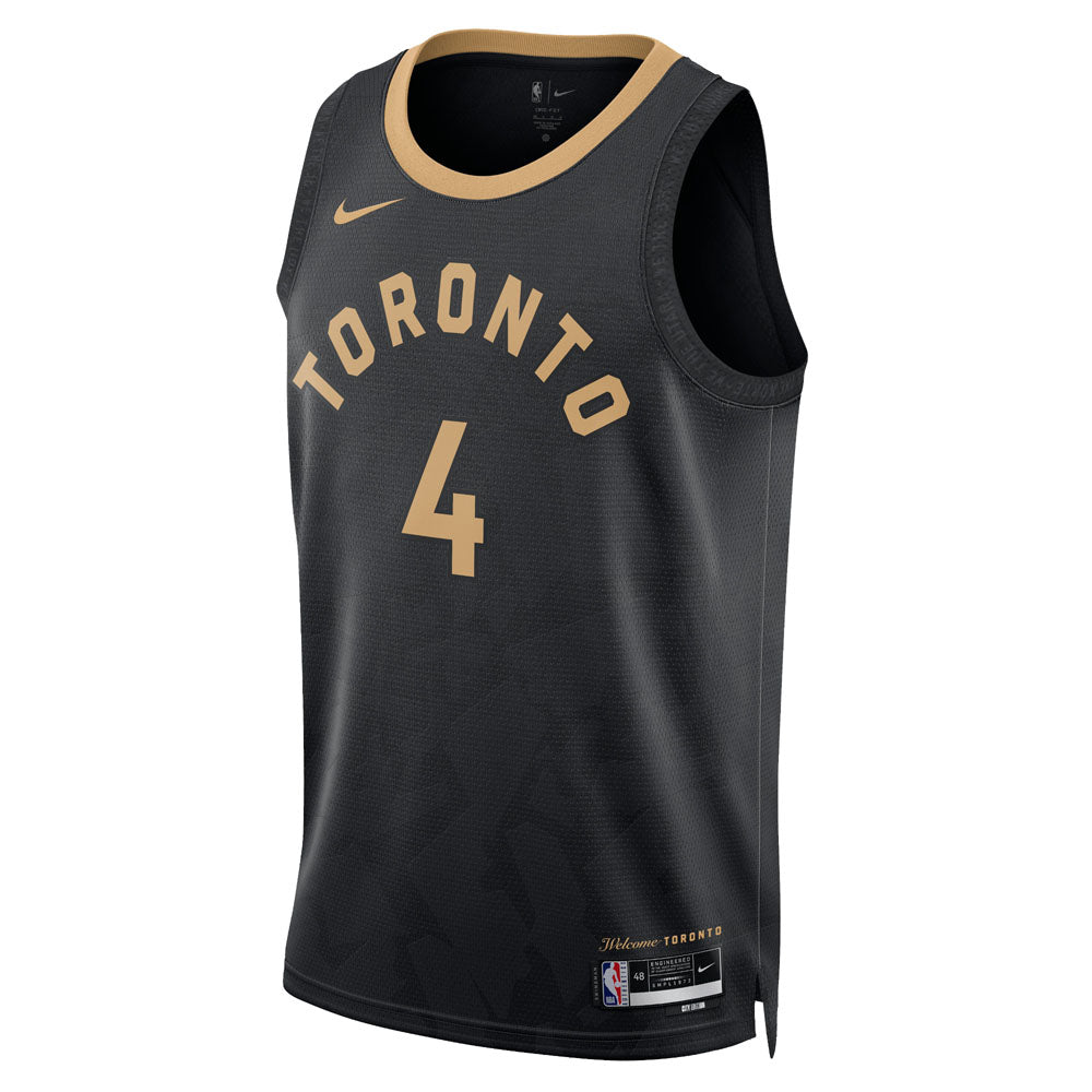 Men's Toronto Raptors Scottie Barnes City Edition Jersey - Black