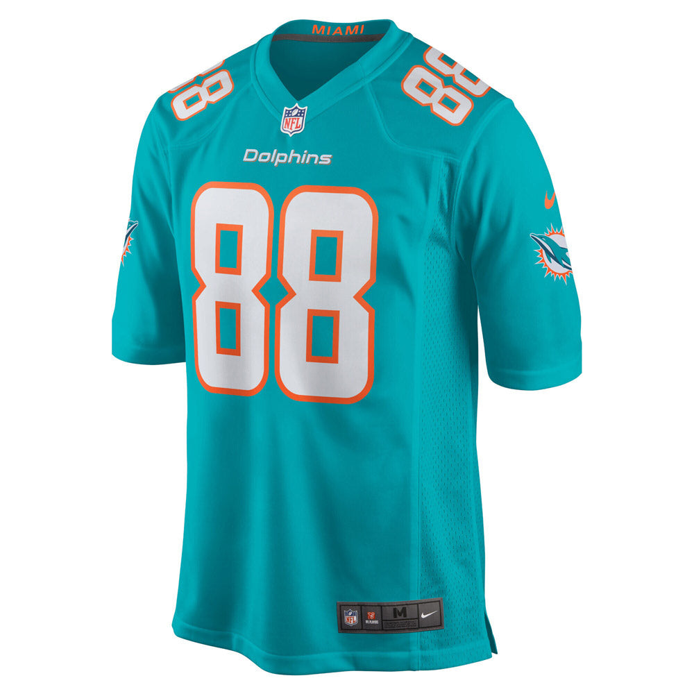 Men's Miami Dolphins Mike Gesicki Game Player Jersey Aqua