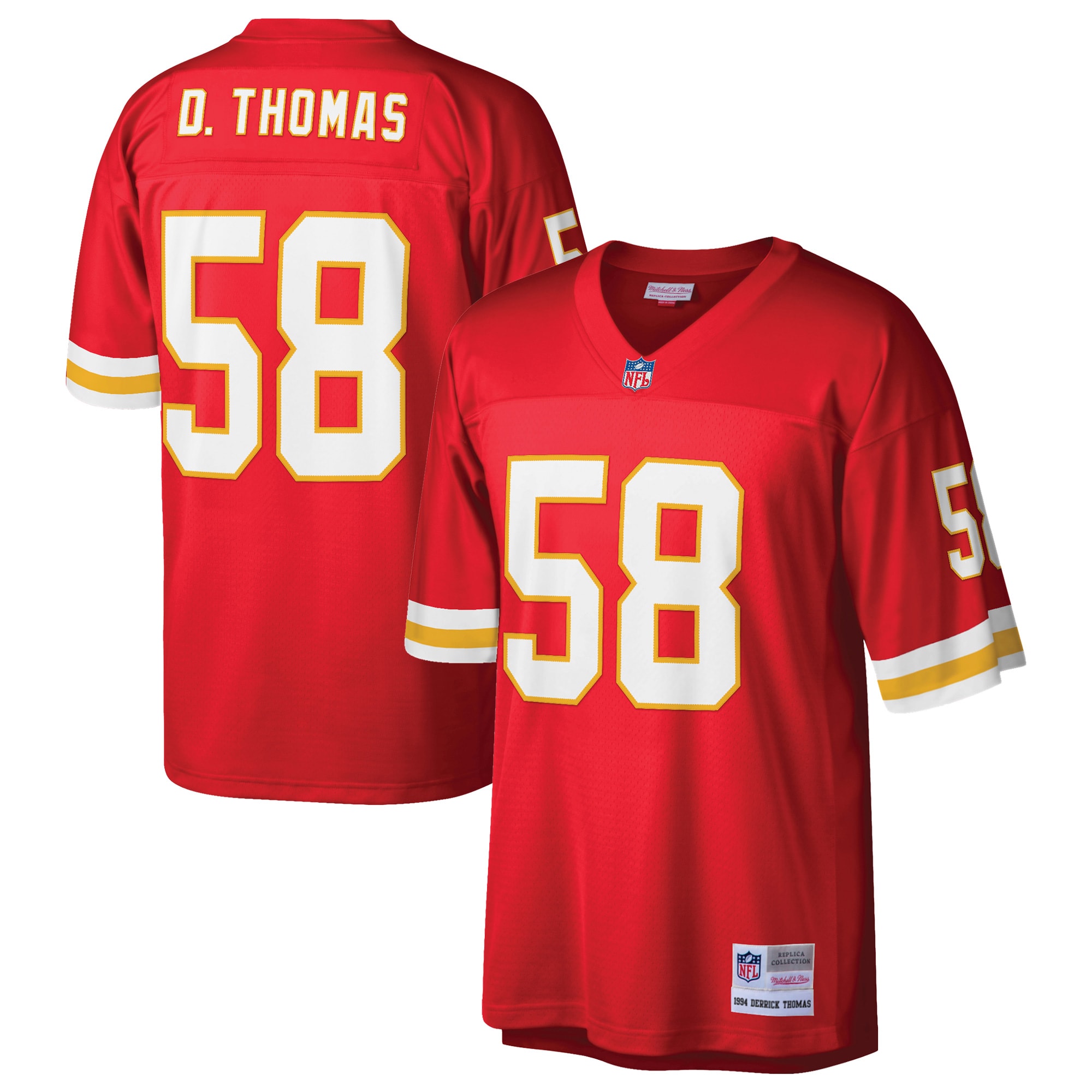 Derrick Thomas Kansas City Chiefs Mitchell & Ness Retired Player Legacy Replica Jersey - Red