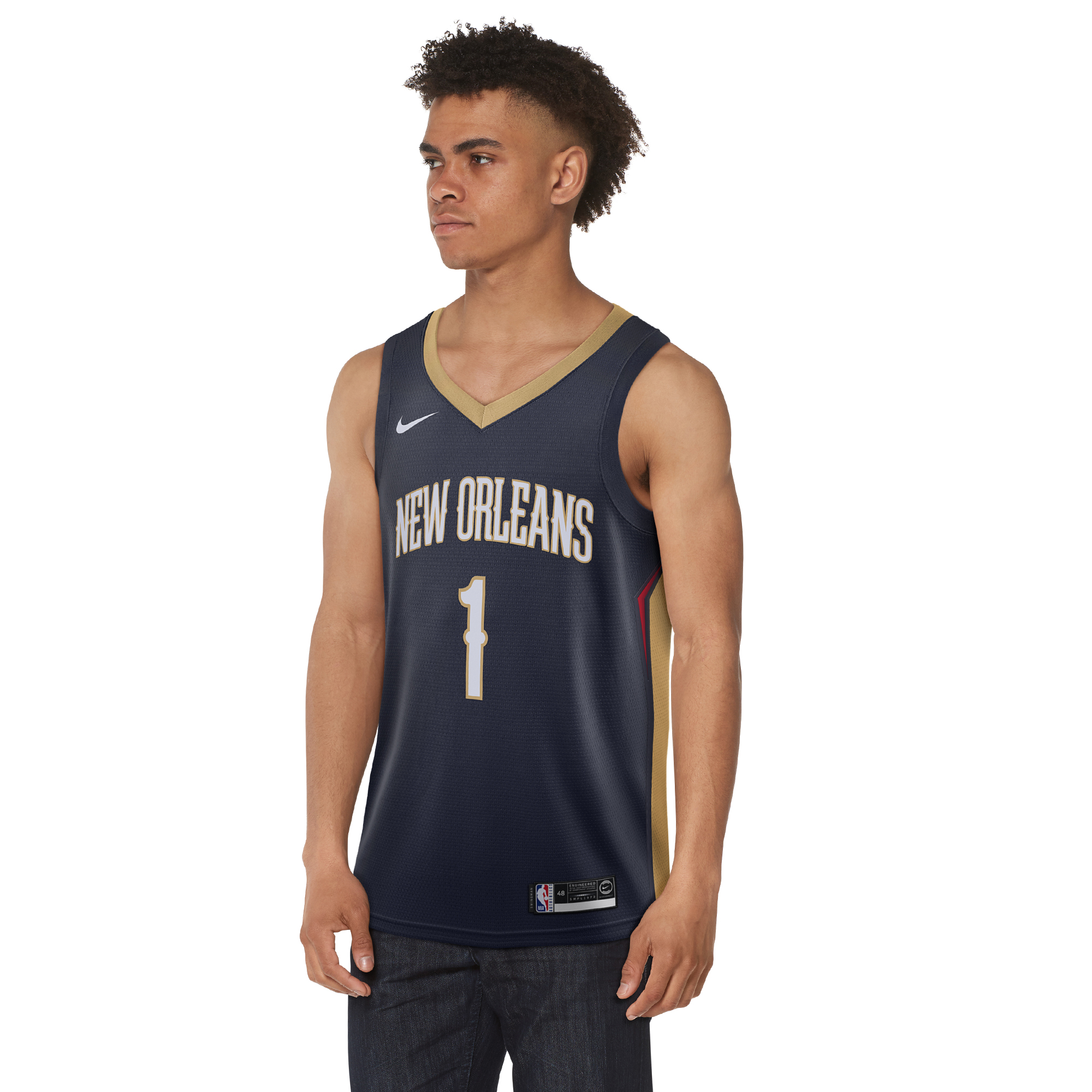 Men's Williamson Zion Nike Pelicans Swingman Jersey - Navy