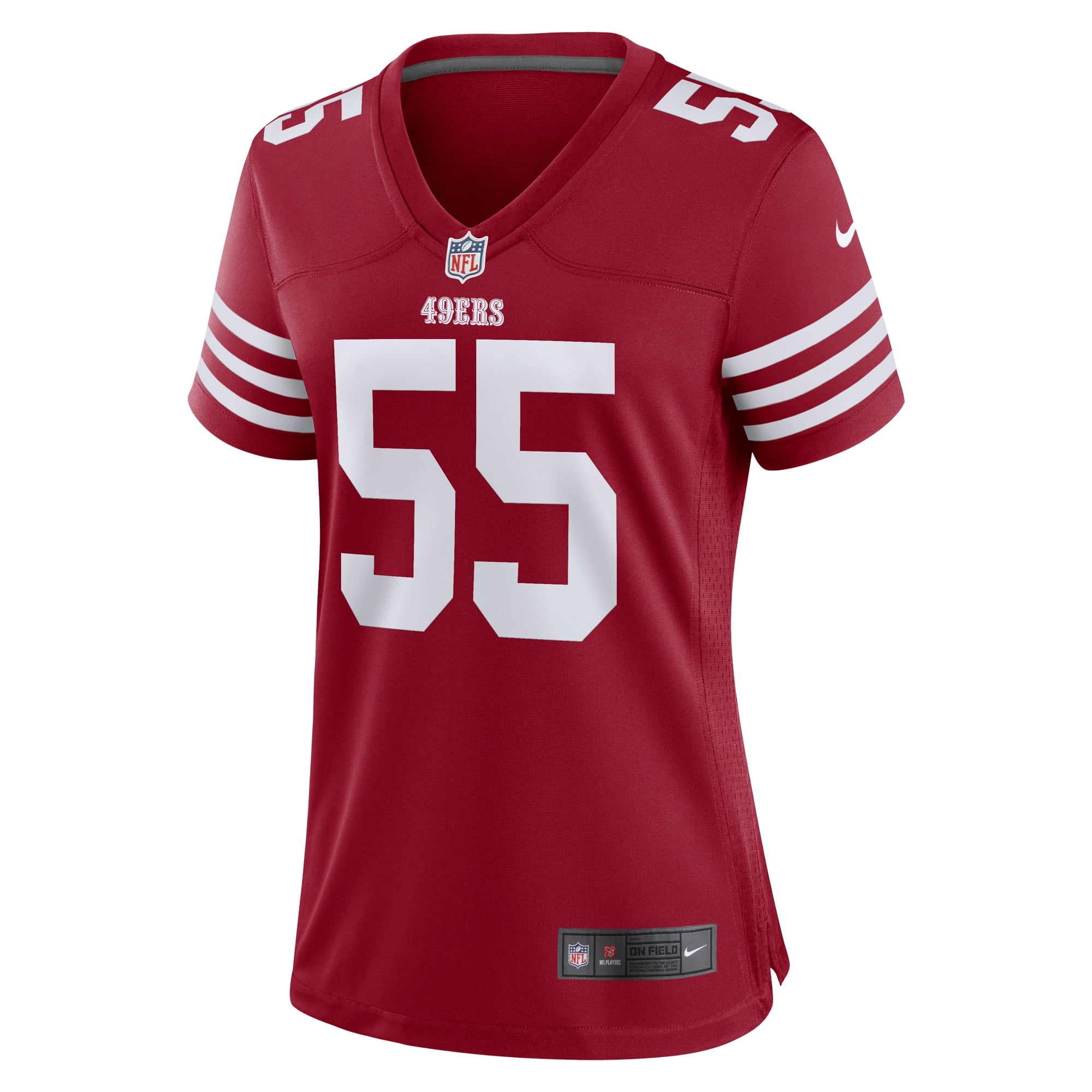Women's Nike Jon Feliciano Scarlet San Francisco 49ers Game Player Jersey