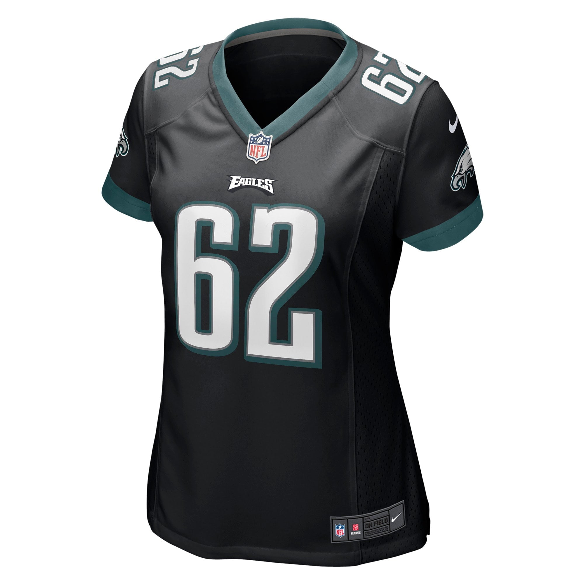 Women's Nike Jason Kelce Black Philadelphia Eagles Player Game Jersey