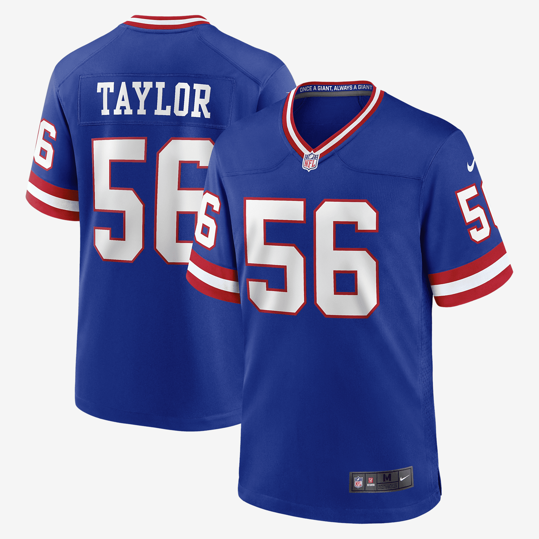 NFL New York Giants (Lawrence Taylor) Men's Game Football Jersey - Blue