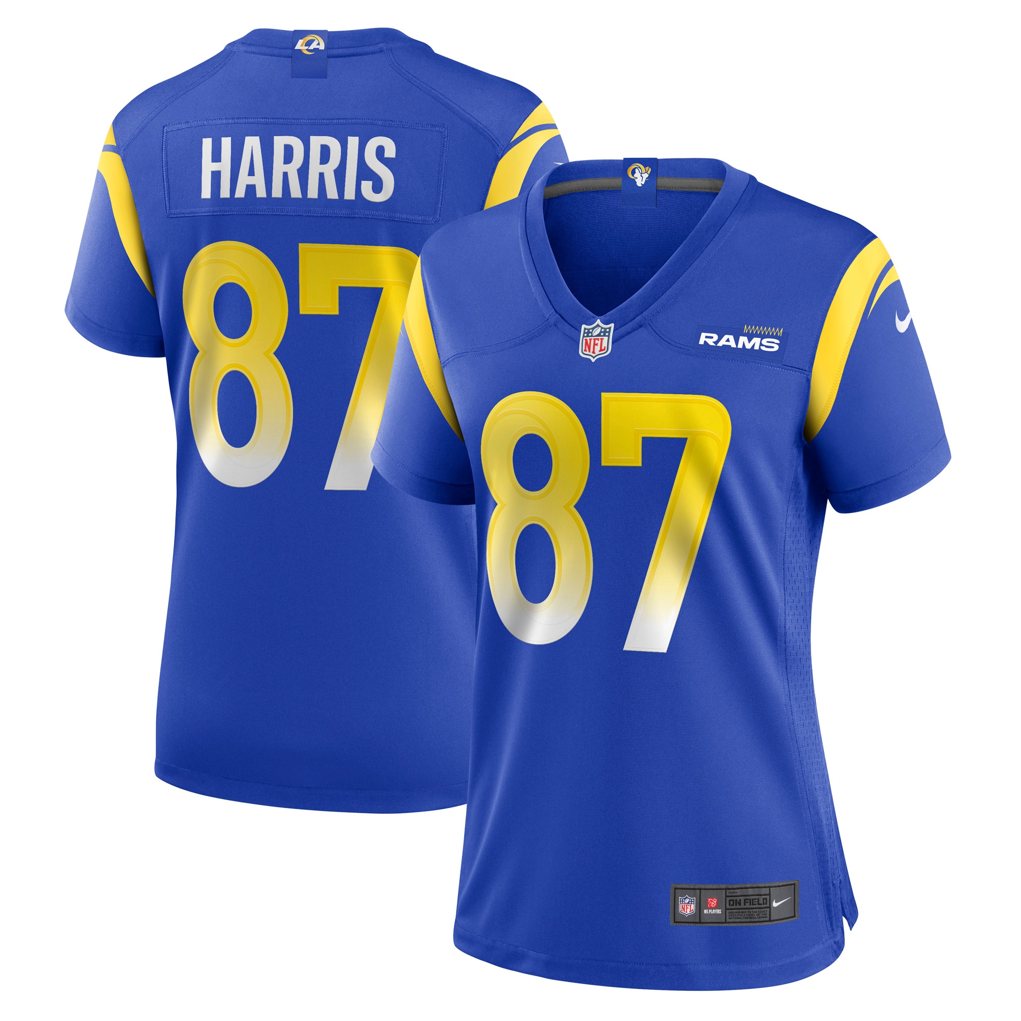 Jacob Harris Los Angeles Rams Nike Women's Game Player Jersey - Royal