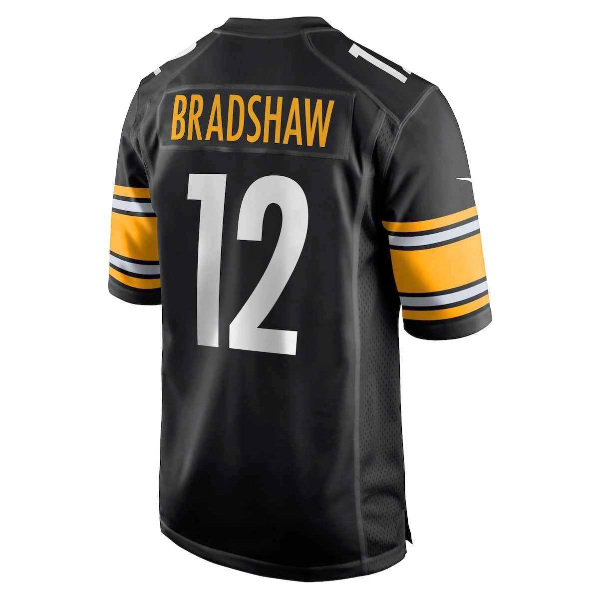 Men's Terry Bradshaw Nike Steelers Retired Game Jersey - Black