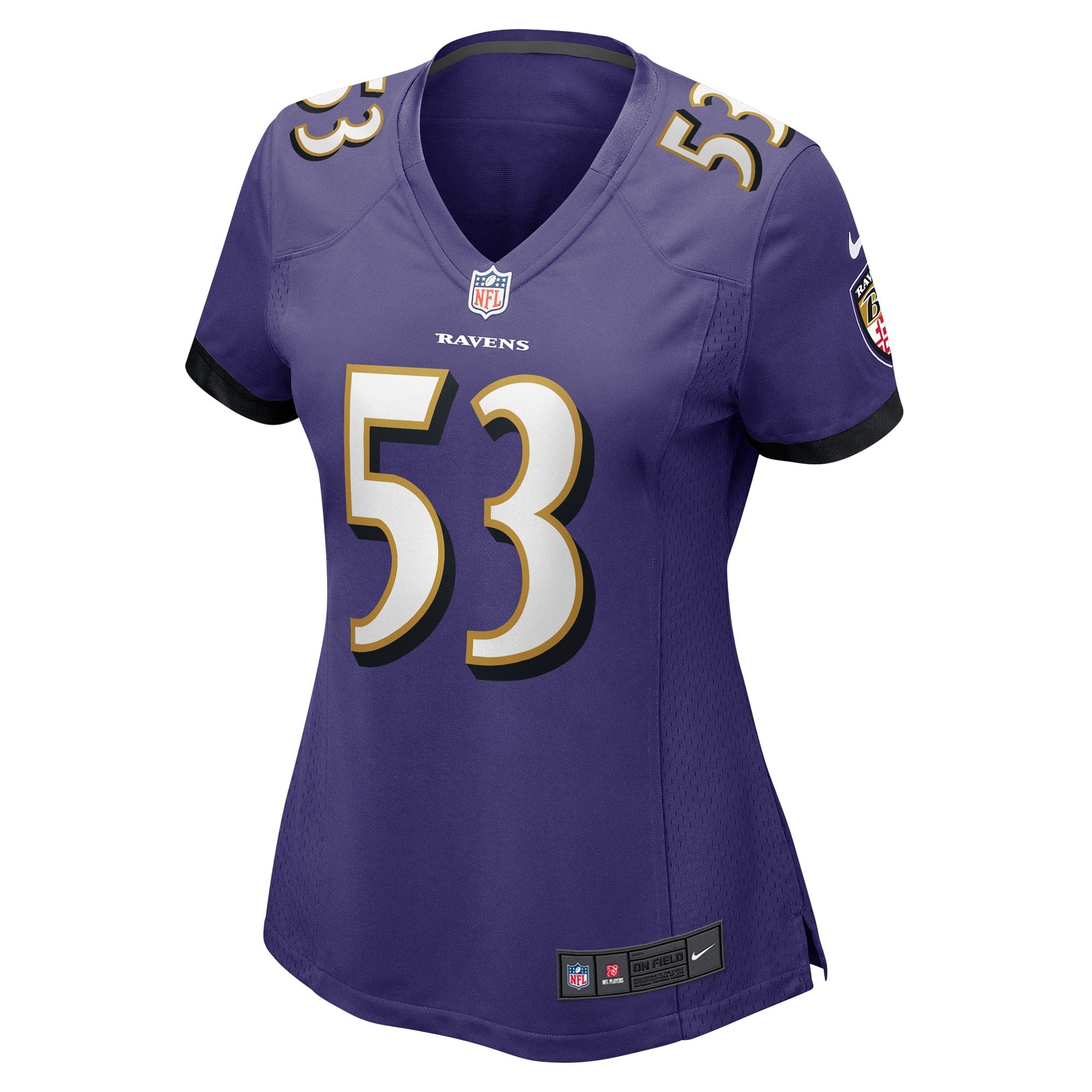 Women's Nike Del'Shawn Phillips Purple Baltimore Ravens Game Player Jersey