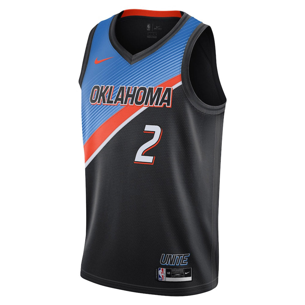 Men's Oklahoma City Thunder Shai Gilgeous-Alexander City Edition Jersey - Black