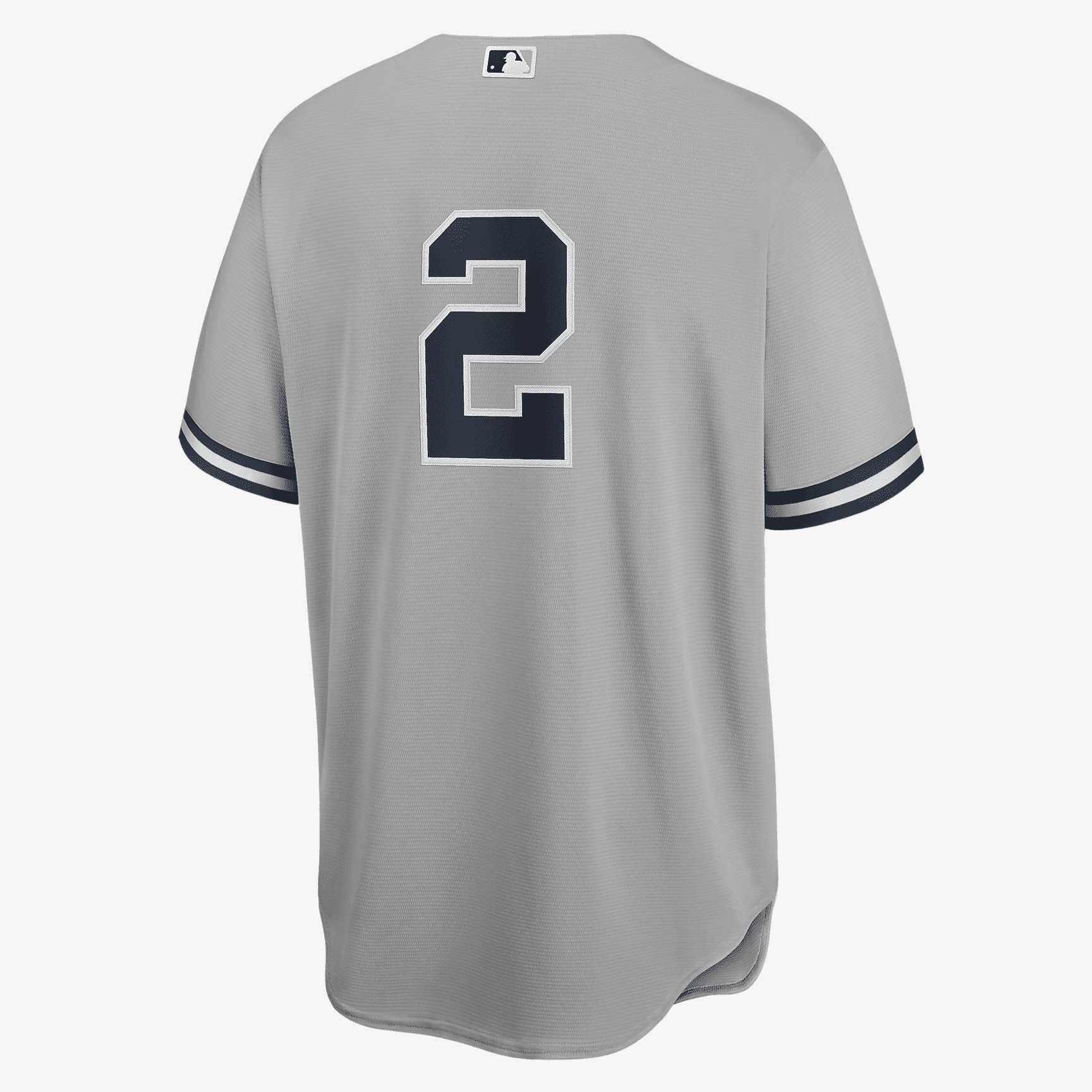 MLB New York Yankees (Derek Jeter) Men's Replica Baseball Jersey - Grey Heather