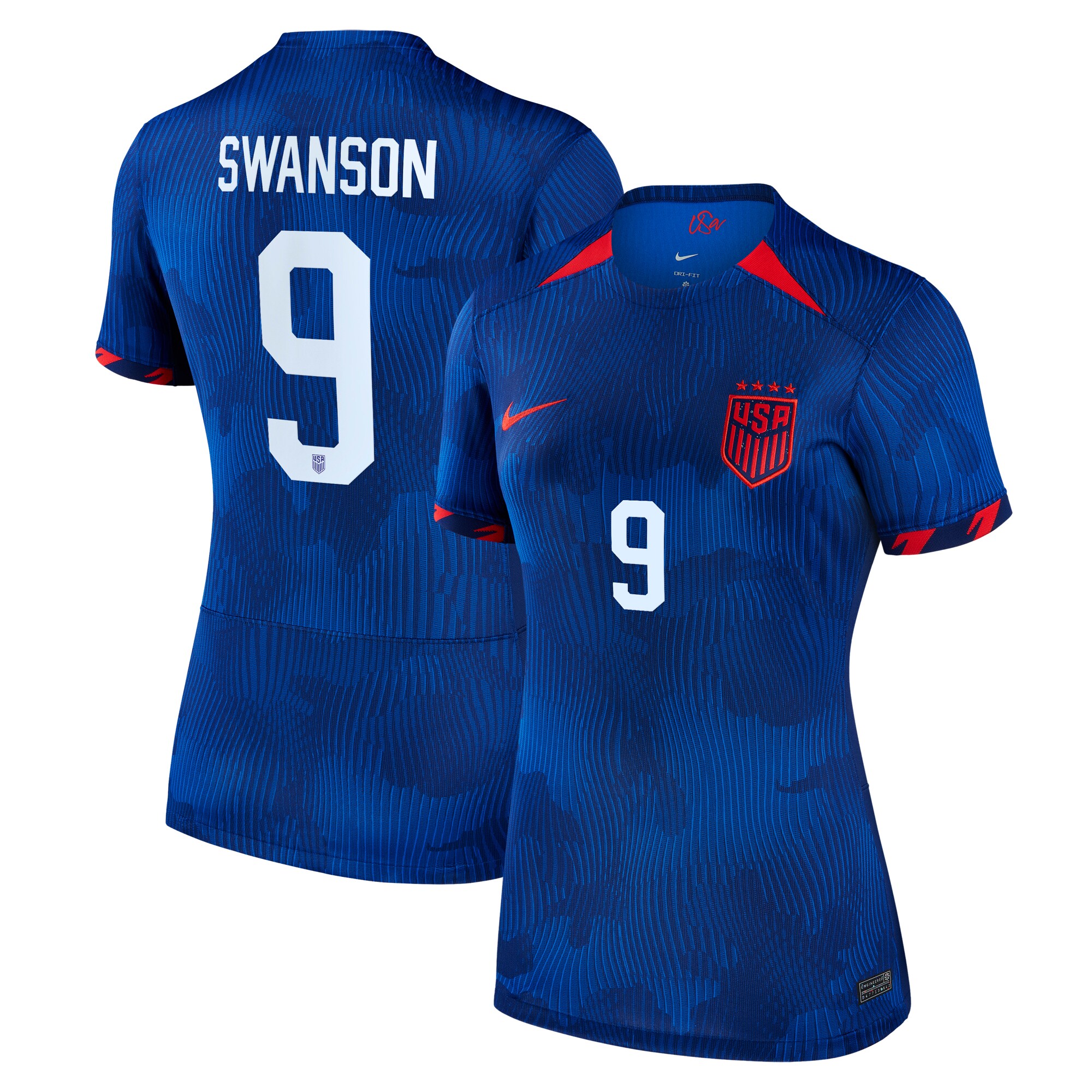 Mallory Swanson USWNT Nike Women's 2023 Away Replica Jersey - Royal
