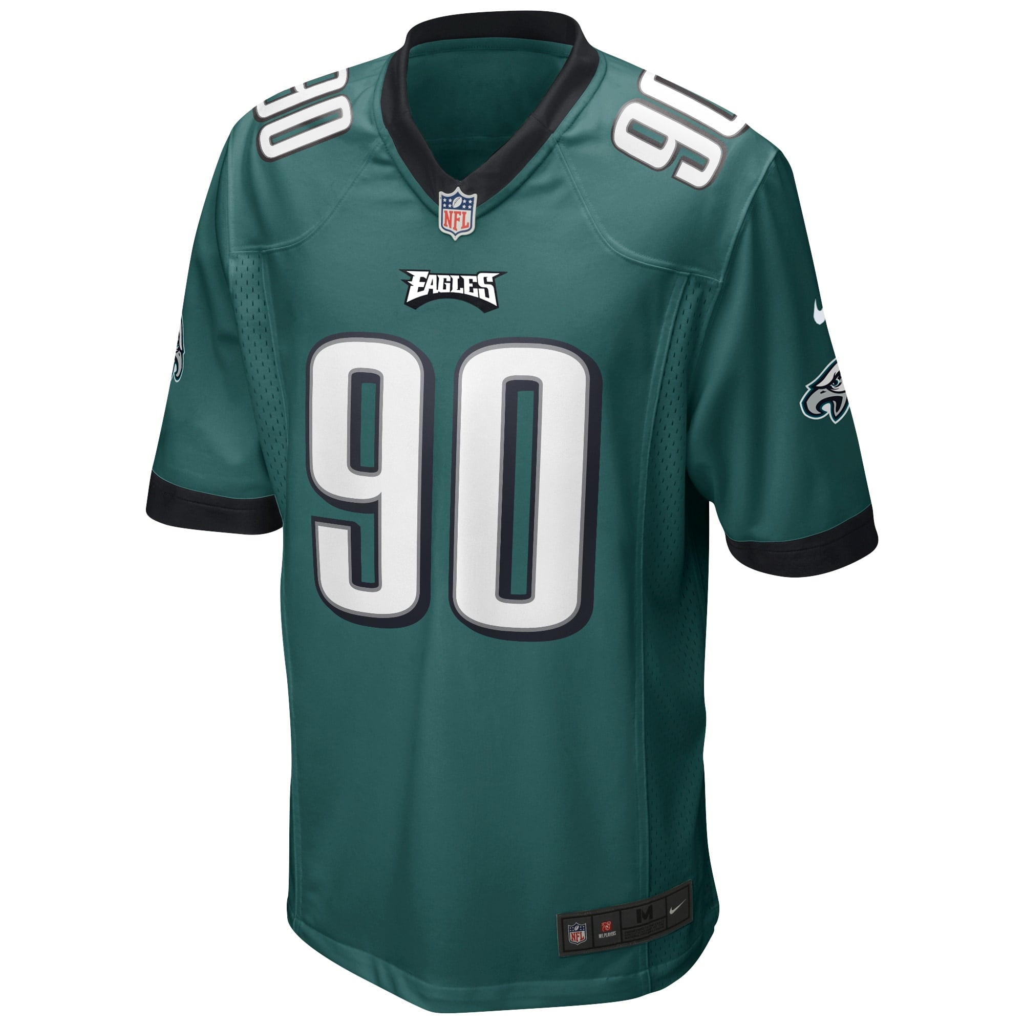 Men's Nike Mike Golic Midnight Green Philadelphia Eagles Game Retired Player Jersey