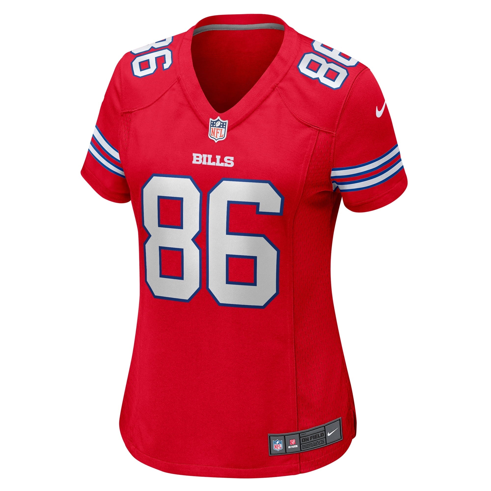 Women's Nike Dalton Kincaid Red Buffalo Bills Alternate Game Jersey