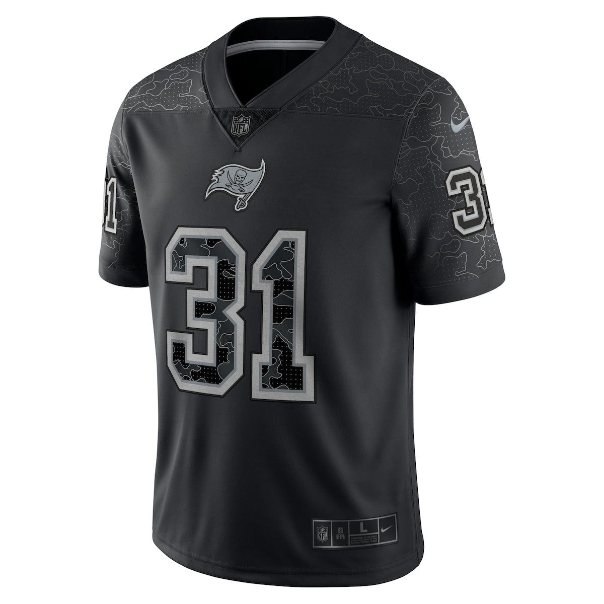Men's Antoine Winfield Jr. Nike Buccaneers RFLCTV Limited Jersey - Black